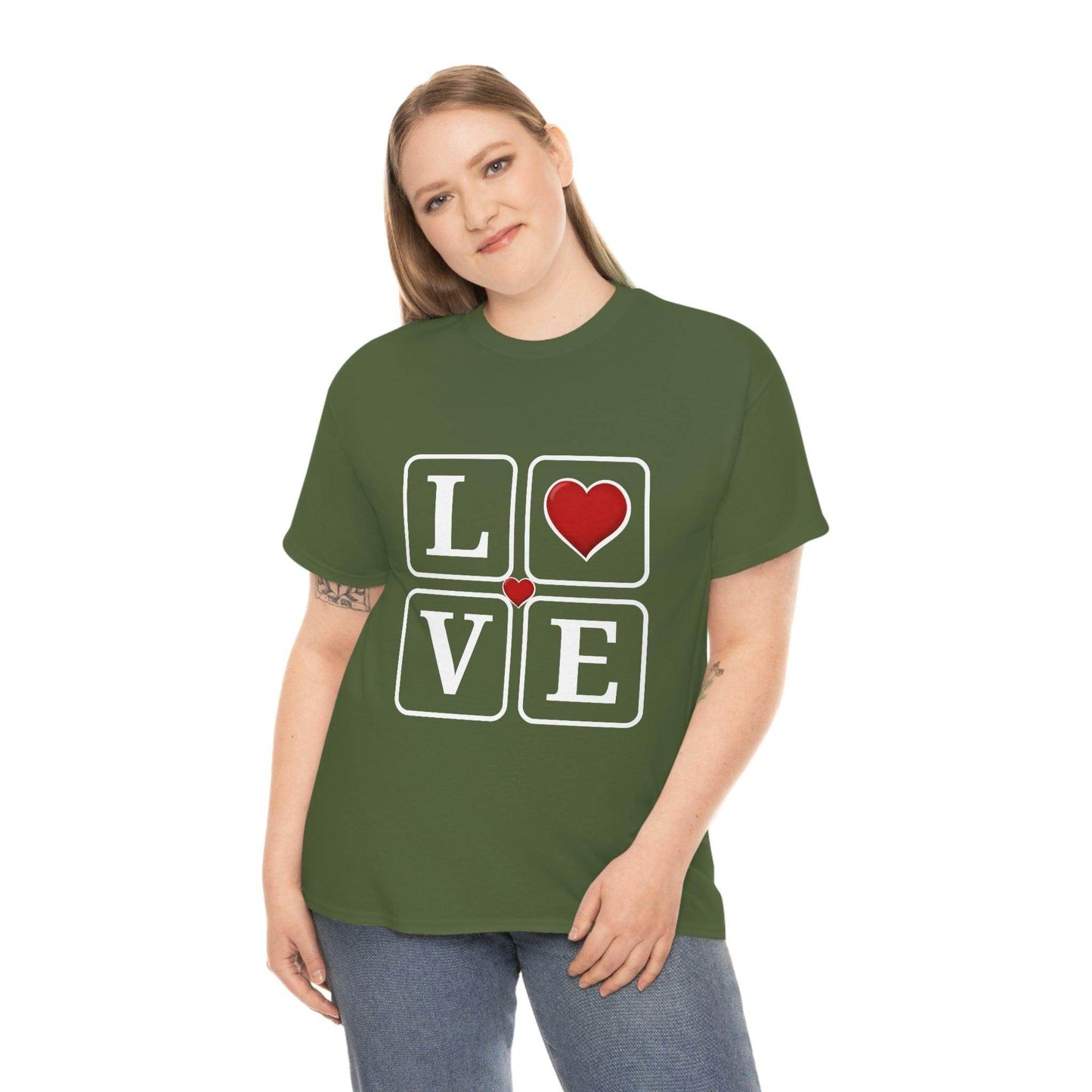 Love square Hearts Shirt, Great Gift for Valentine's day, birthday, engagement, anniversary and many more - Giftsmojo