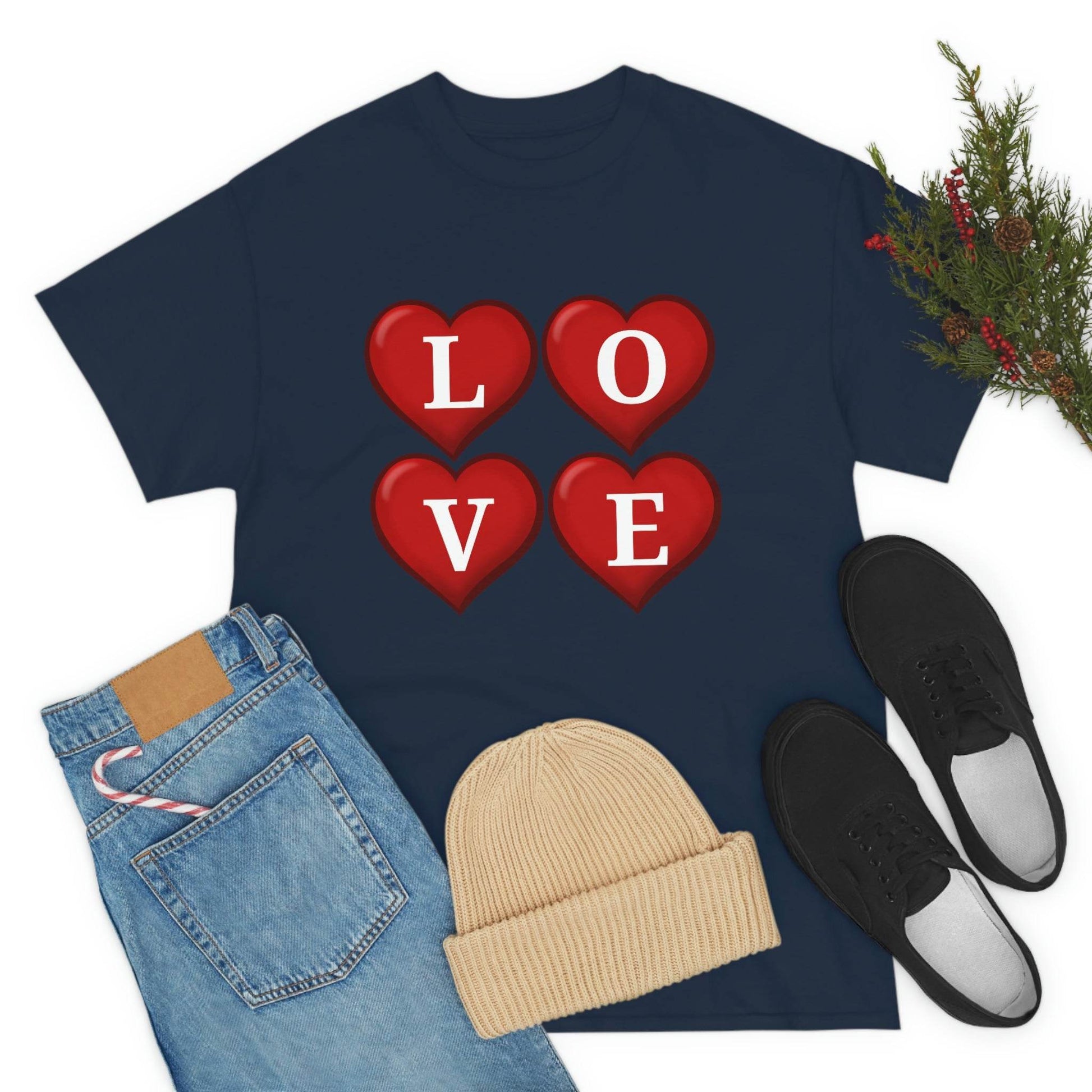 4hearts love Tee - Giftsmojo