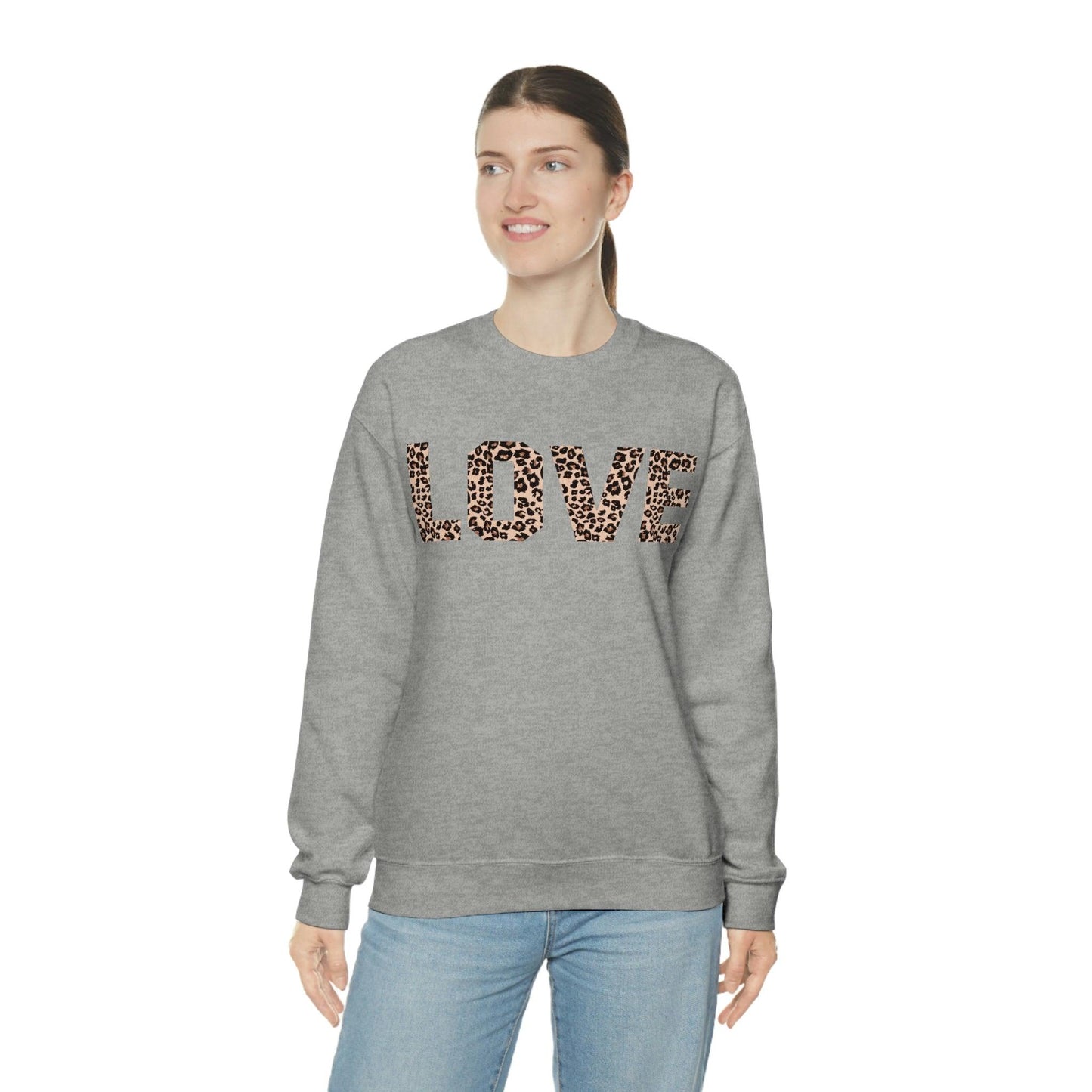 Leopard print love Sweatshirt