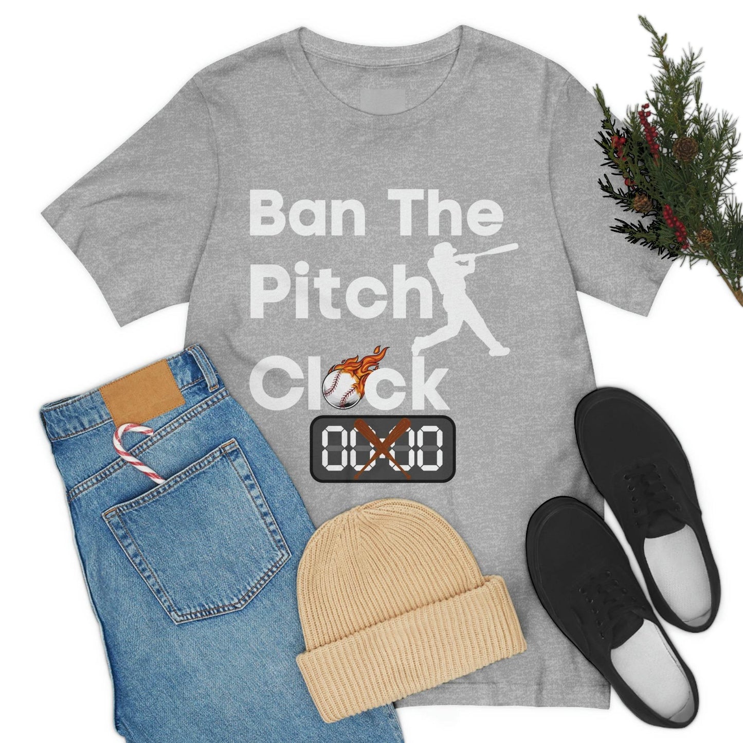 Ban The Pitch Clock in Baseball - Ban Baseball Pitch Clock - Giftsmojo