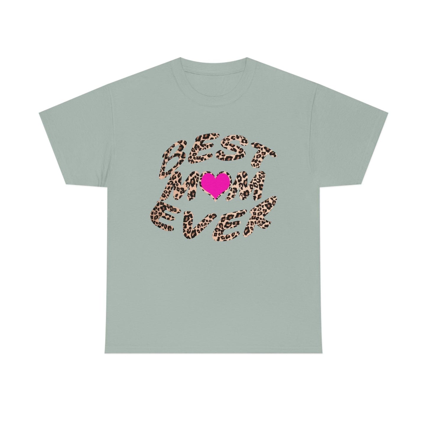 Best mom ever leopard print Tee - Giftsmojo