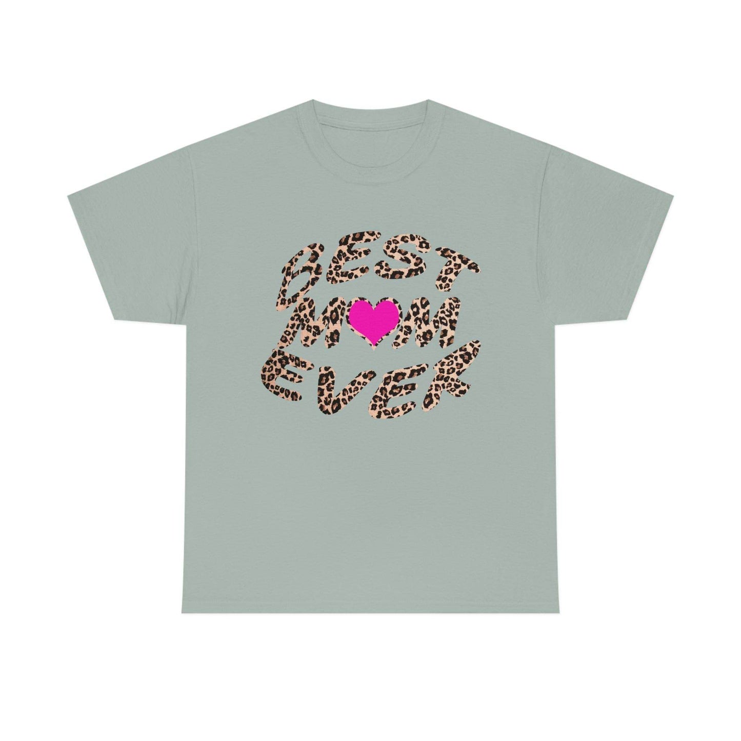 Best mom ever leopard print Tee - Giftsmojo