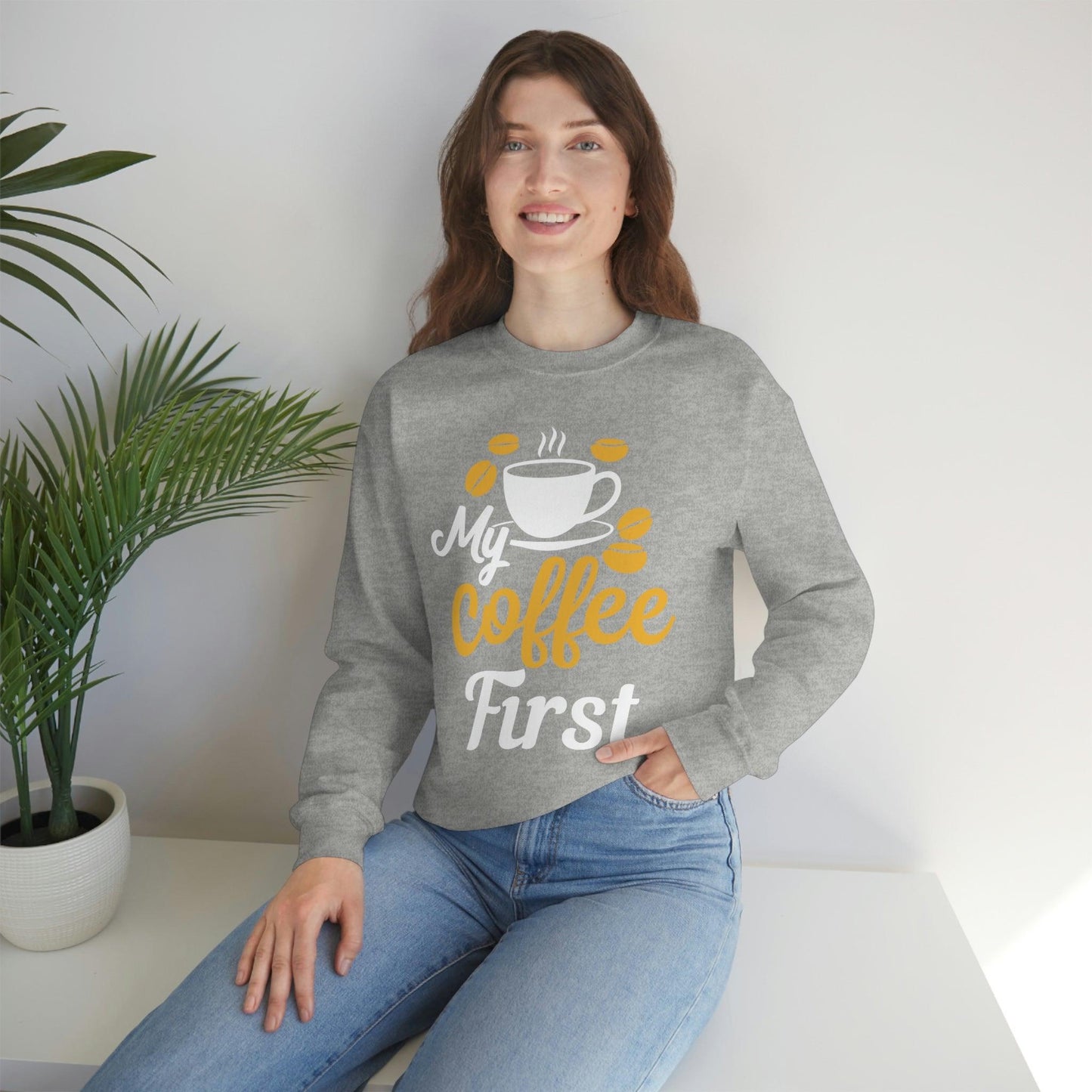My Coffee First Sweatshirt - Giftsmojo