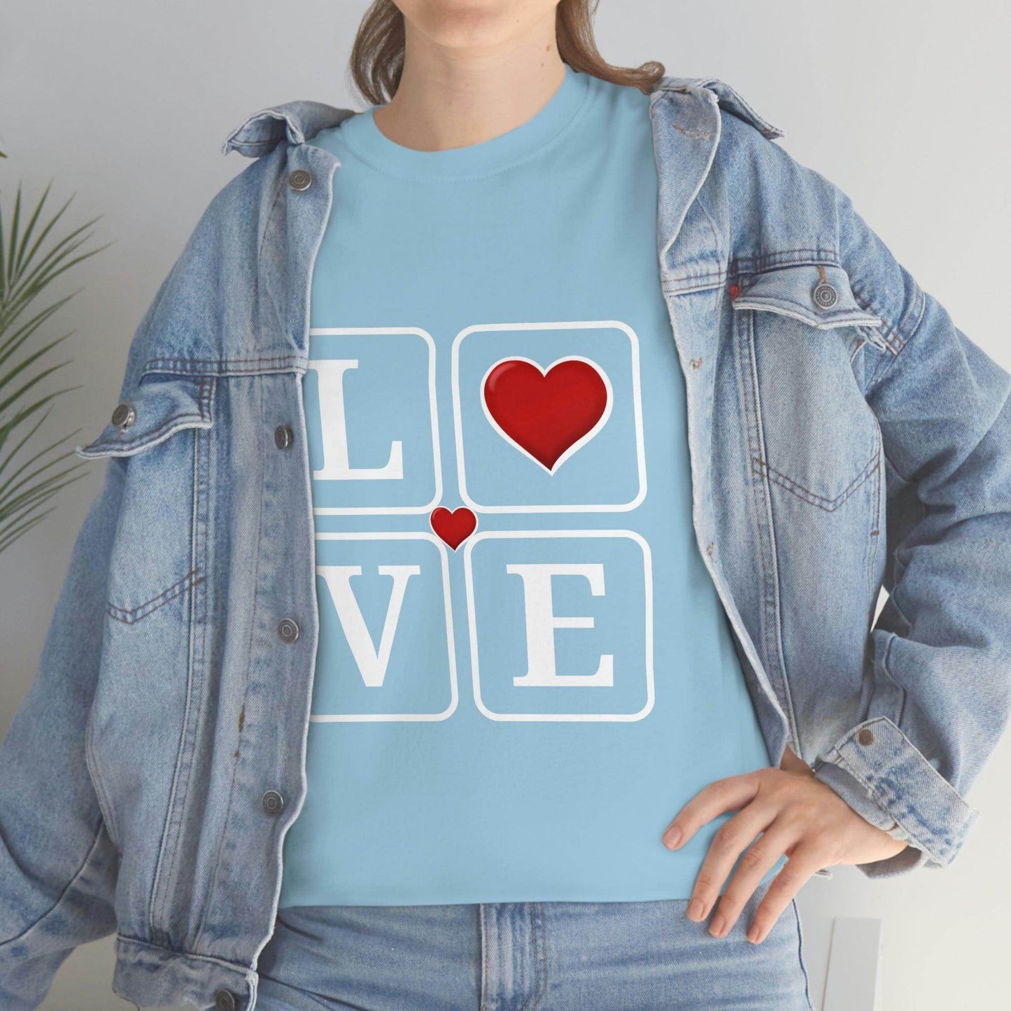 Love square Hearts Shirt, Great Gift for Valentine's day, birthday, engagement, anniversary and many more - Giftsmojo