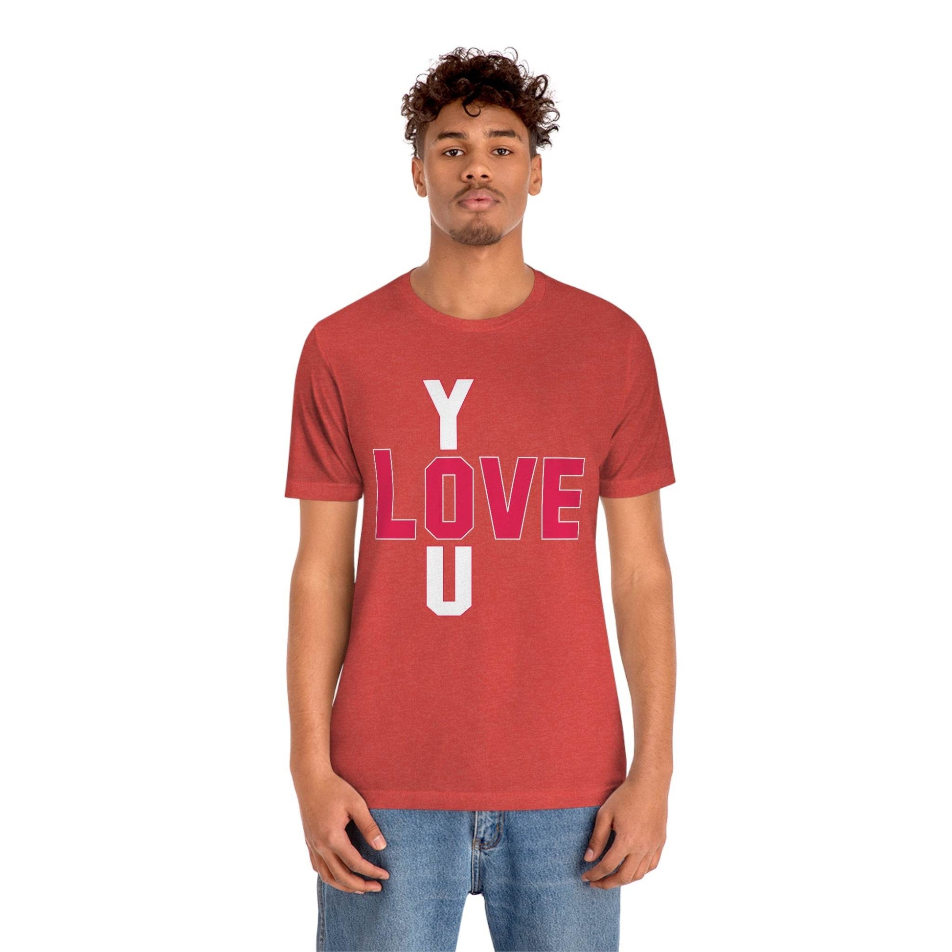 Love you Tshirt - Giftsmojo