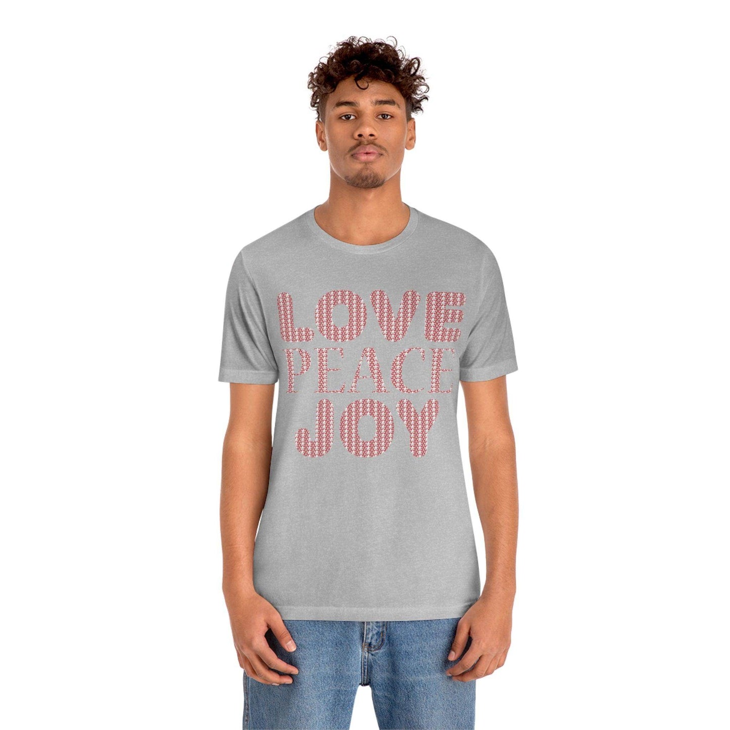 love peace joy Tee - Giftsmojo