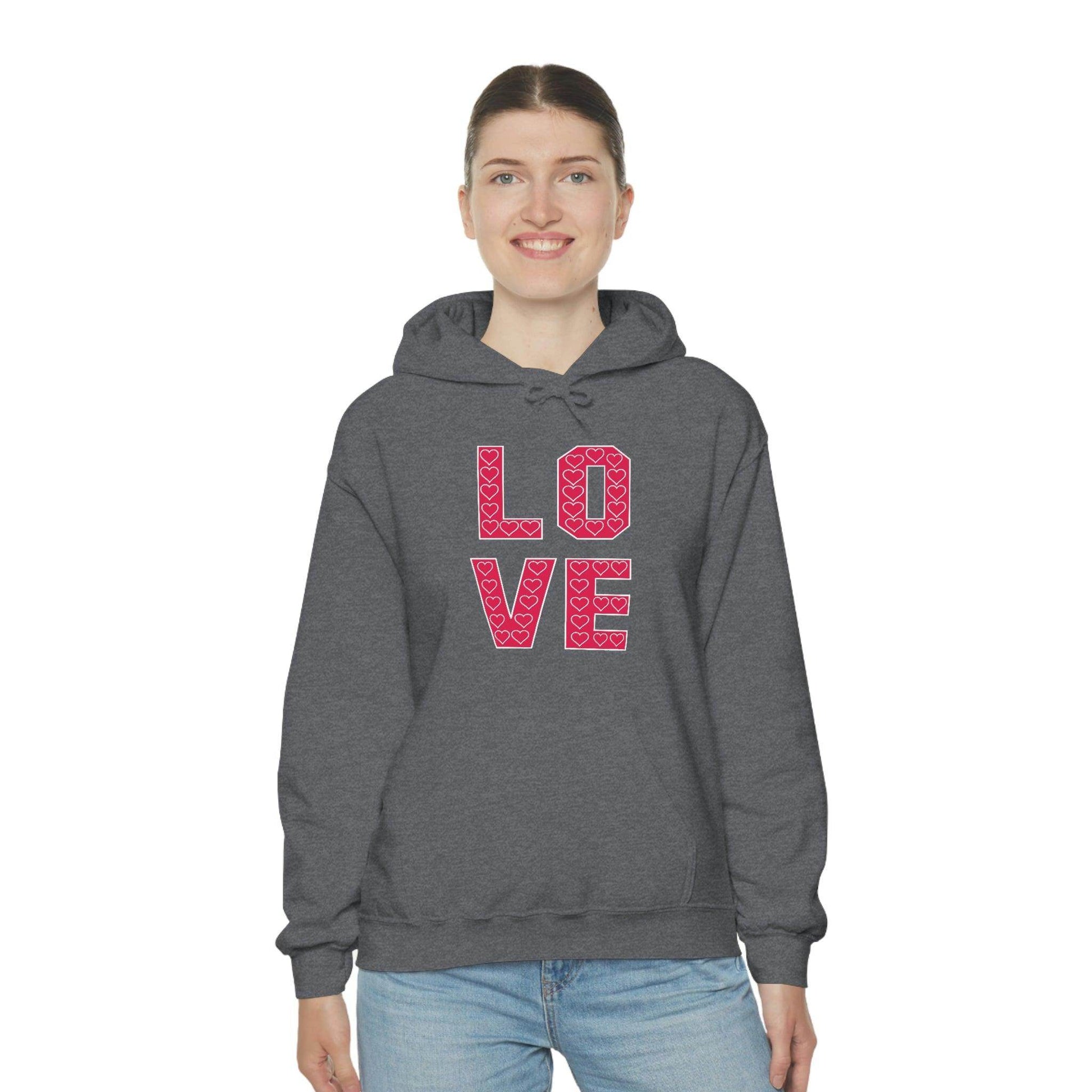 Love Hooded sweatshirt - Giftsmojo