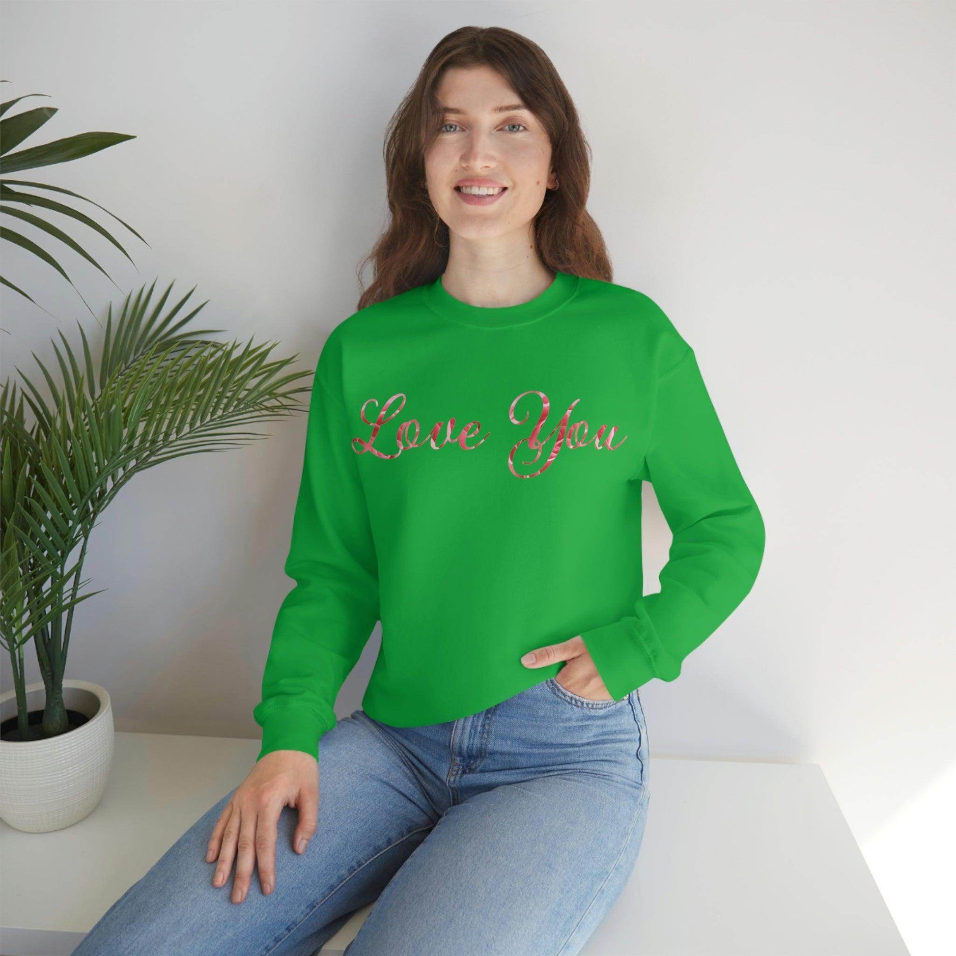 Love You Sweatshirt, love shirt, wedding gift, engagement gift, anniversary gift, couple shirt, matching shirt - Giftsmojo
