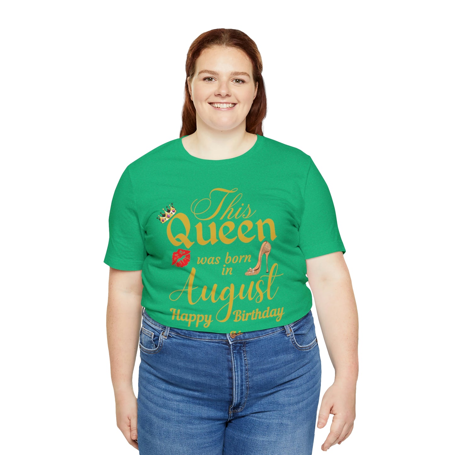 Birthday Queen Shirt, Gift for birthday, This Queen was born in August shirt, Funny Queen shirt, funny Birthday shirt, birthday gift