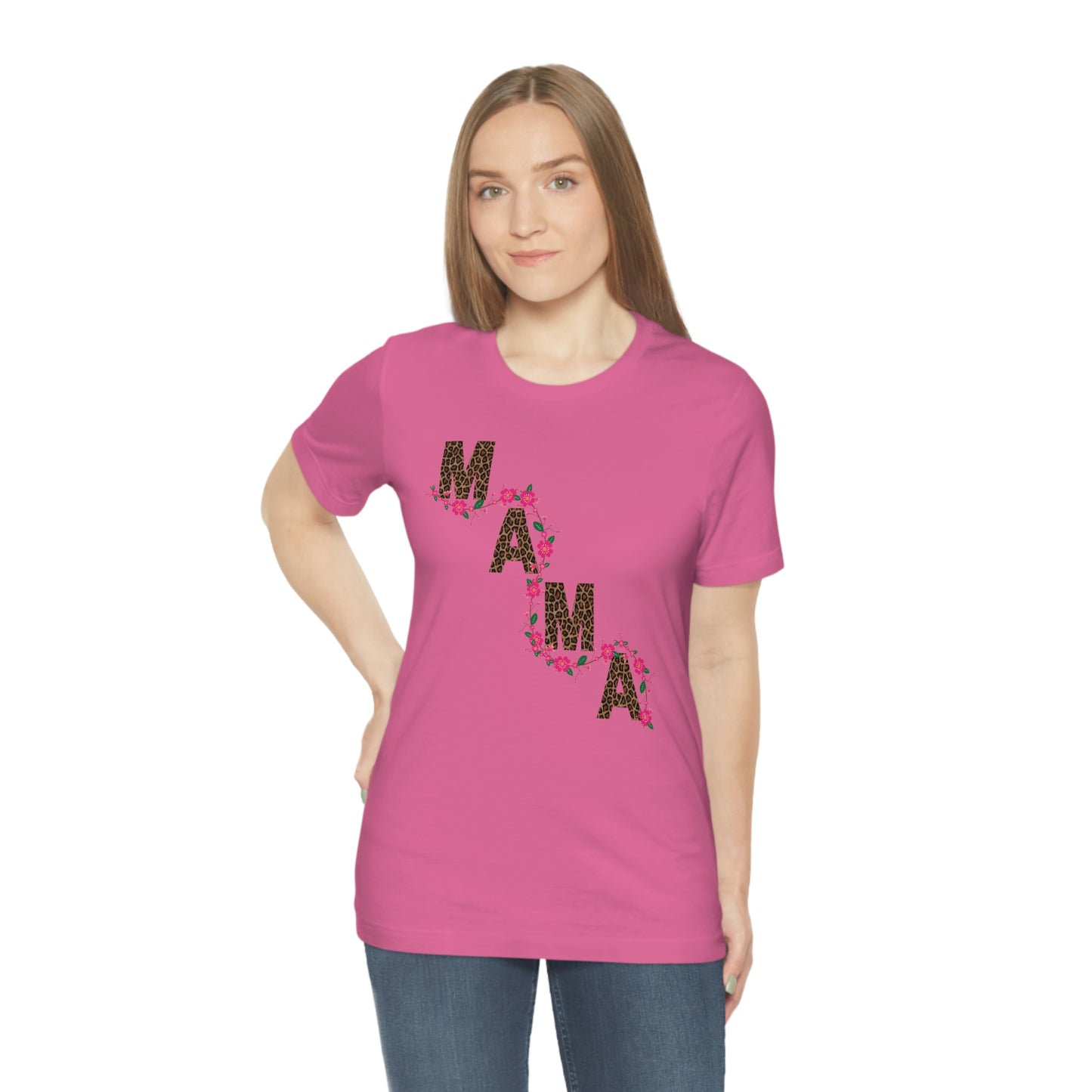Leopard print Mama shirt Flower mama shirt - Leopard Mama Shirt mothers day shirt new mom shirt