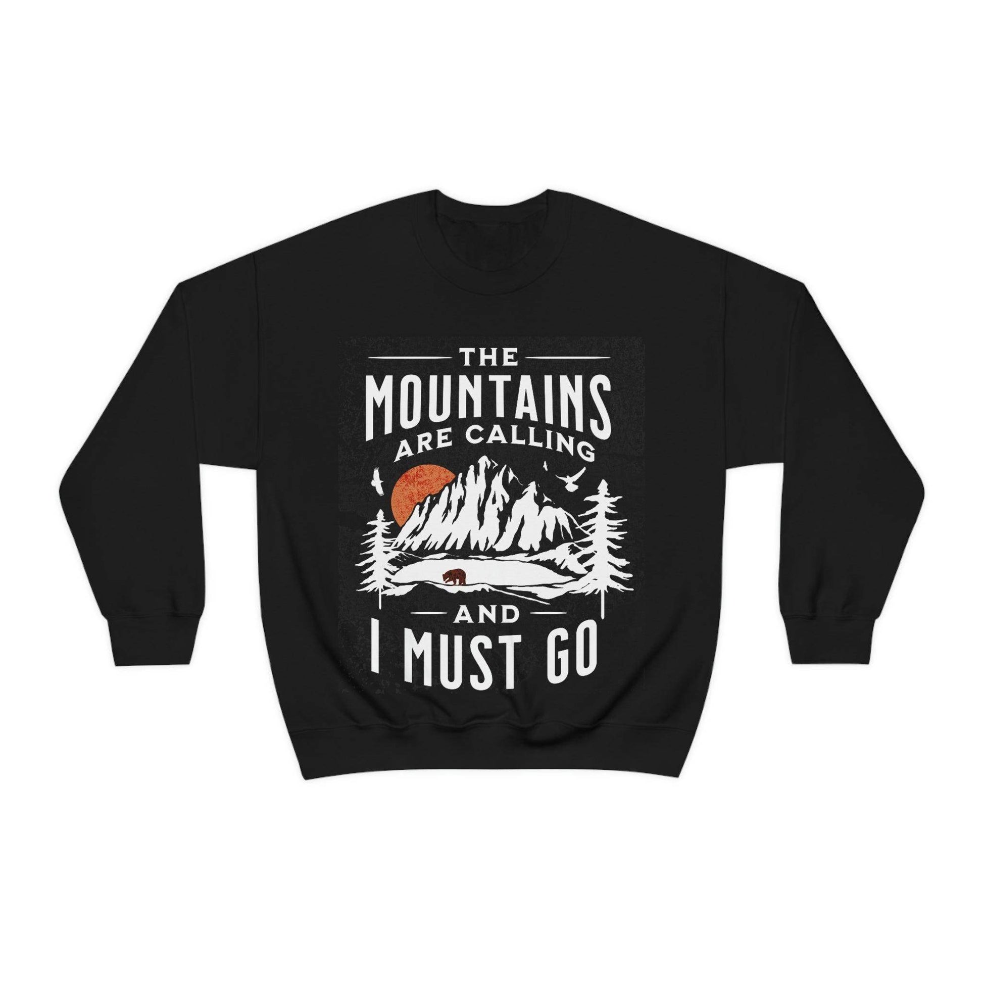 The Mountains are calling Crewneck Sweatshirt - Giftsmojo