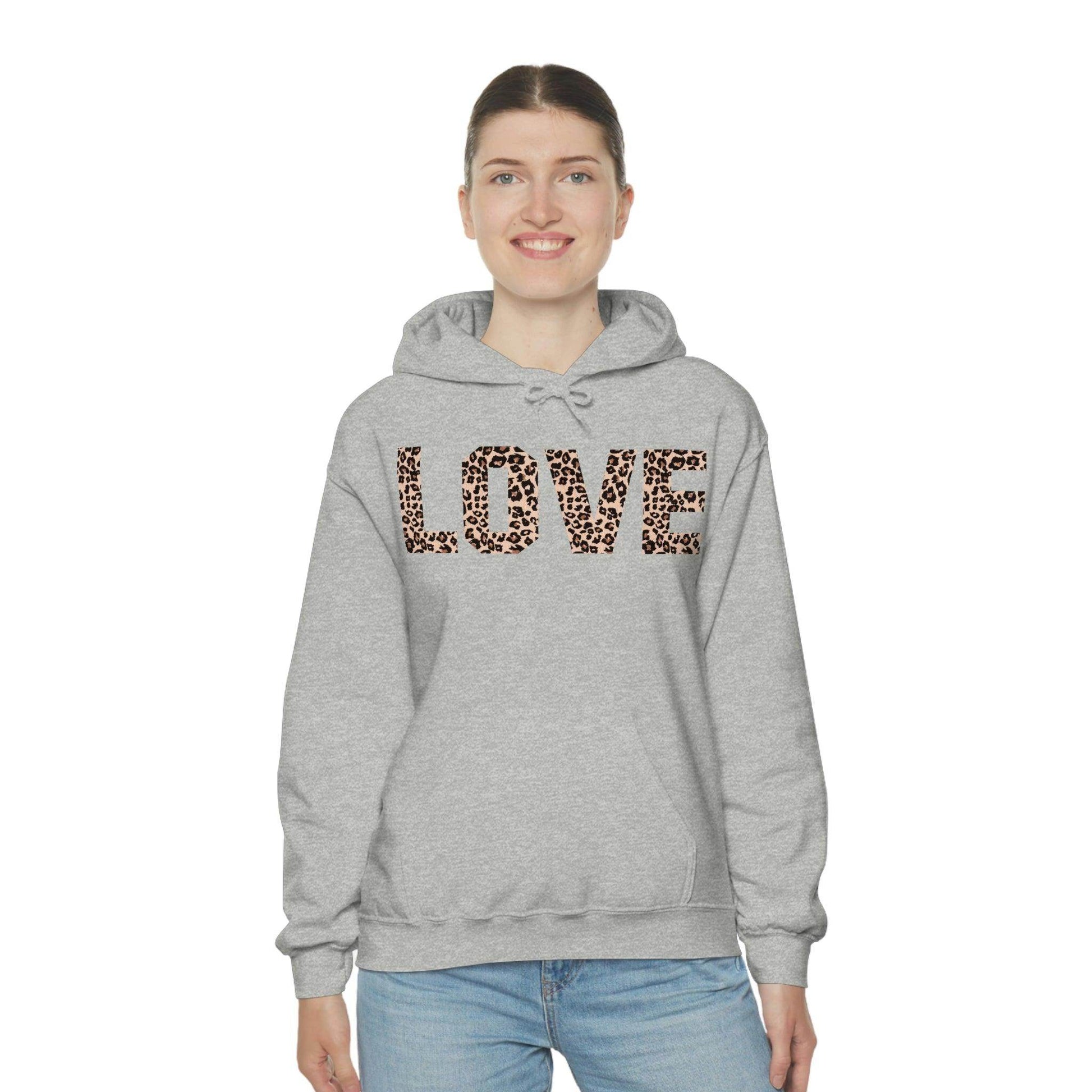 Leopard print Hooded Sweatshirt - Giftsmojo