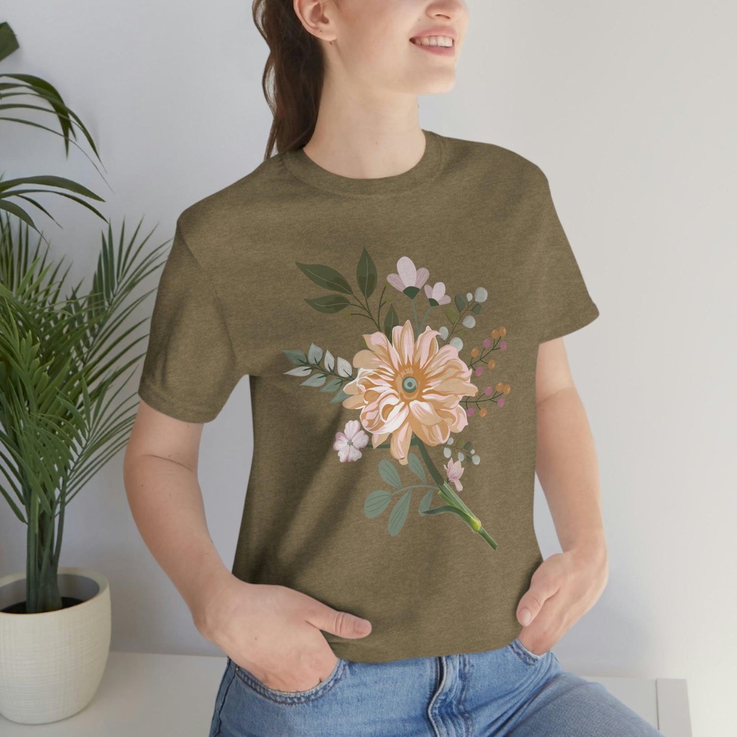 Cute Flower T-shirt - Nature lover Shirt - Cute Flower lover shirt - Giftsmojo