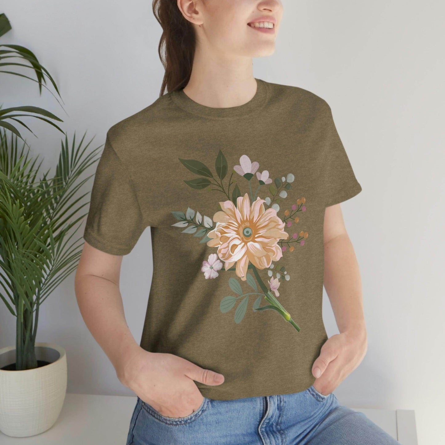 Cute Flower T-shirt - Nature lover Shirt - Cute Flower lover shirt - Giftsmojo