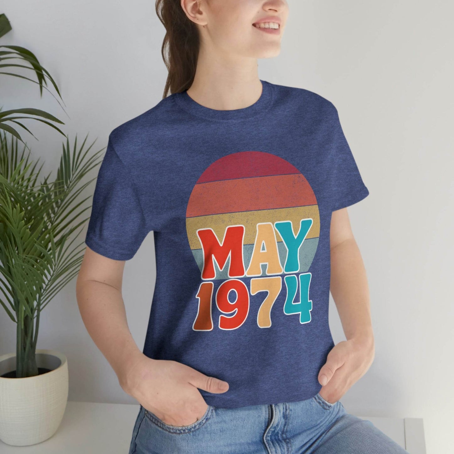 49th Birthday Shirt, 1974 Shirt, 49th Birthday Tee, Vintage 1974 Shirt, 49th Birthday Gifts, 1974 Birthday Shirt, 49th Birthday Gift - Giftsmojo