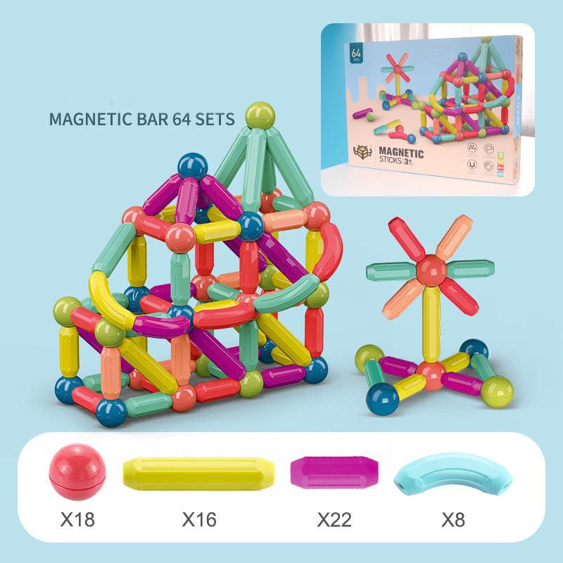 Baby Toys Magnetic Stick Building Blocks Game Magnets Children Set Kids Magnets For Children Magnetic Toy Bricks - Giftsmojo