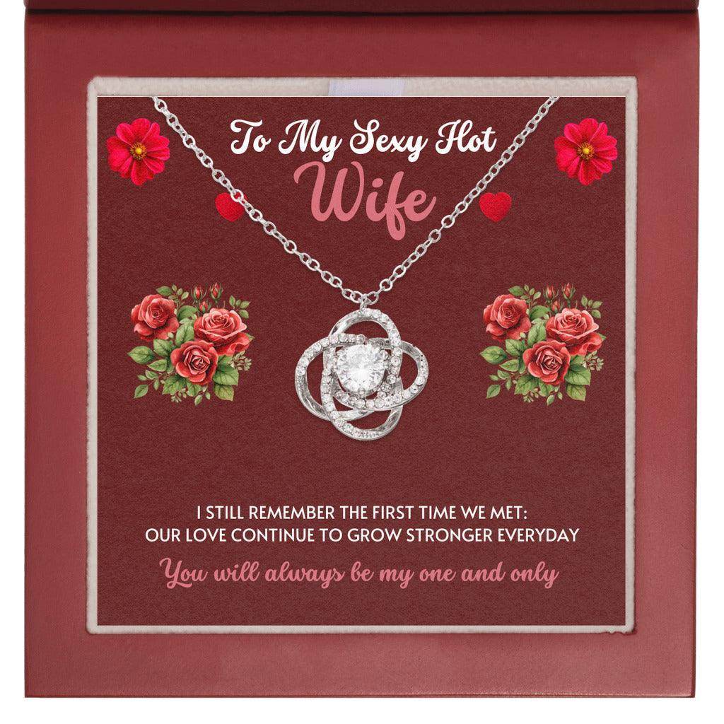 Christmas Gift for Wife- Love Knot Necklace - Giftsmojo