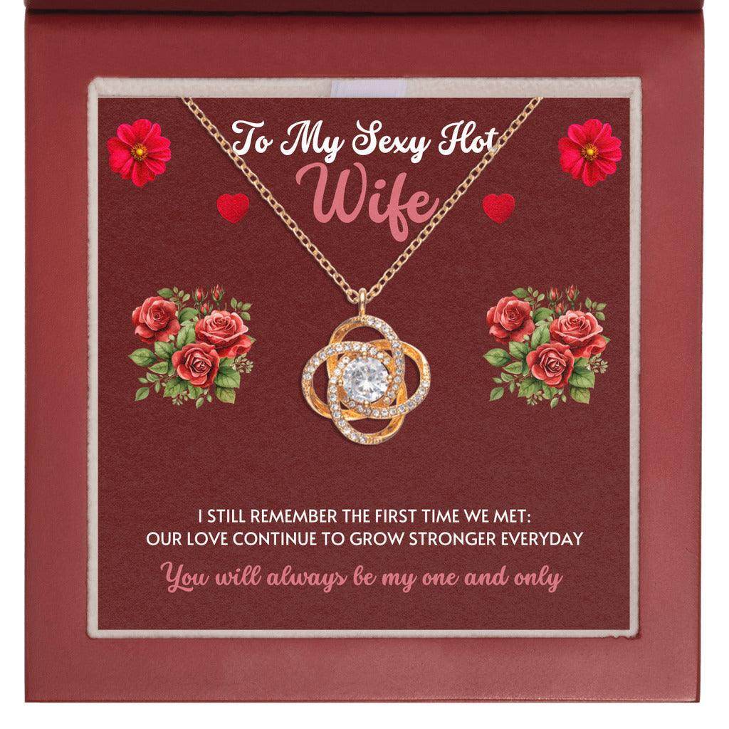 Christmas Gift for Wife- Love Knot Necklace - Giftsmojo