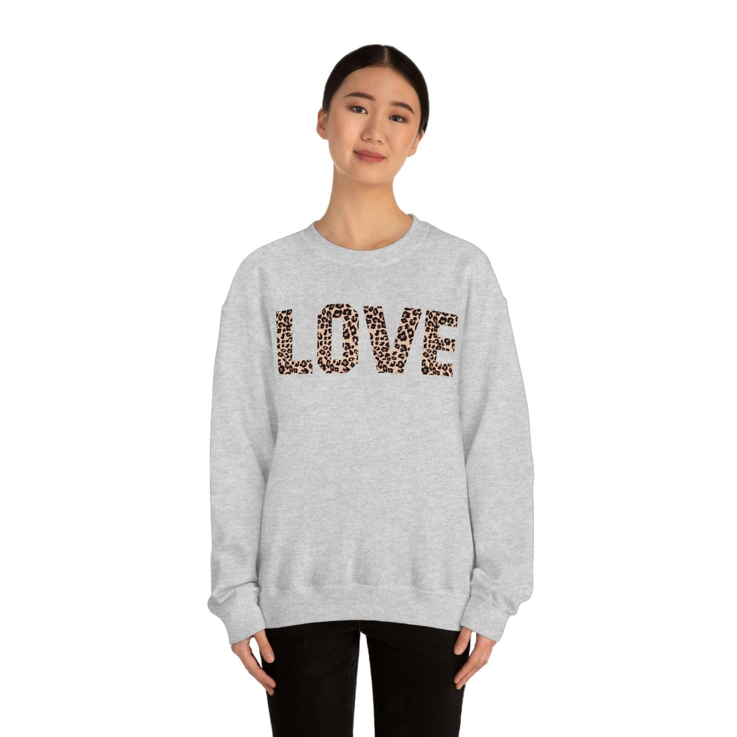 Leopard print love Sweatshirt