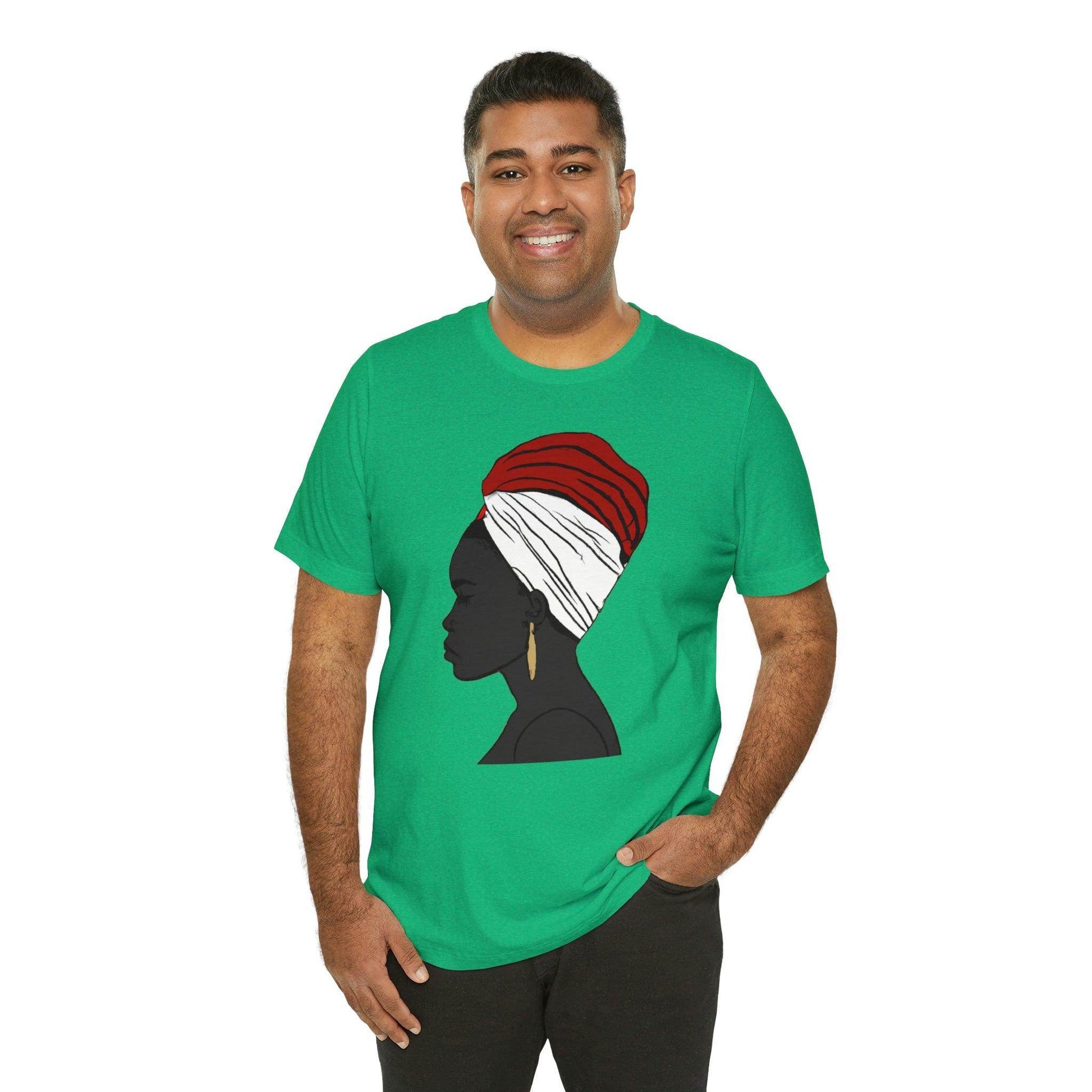 African Woman Art Shirt, Black Queen Shirt - Giftsmojo