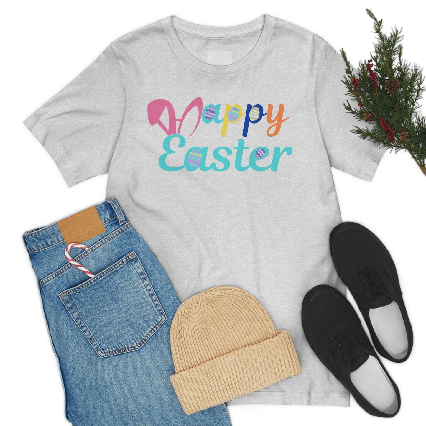 Happy Easter T-shirt, Easter gift for adults, easter shirts