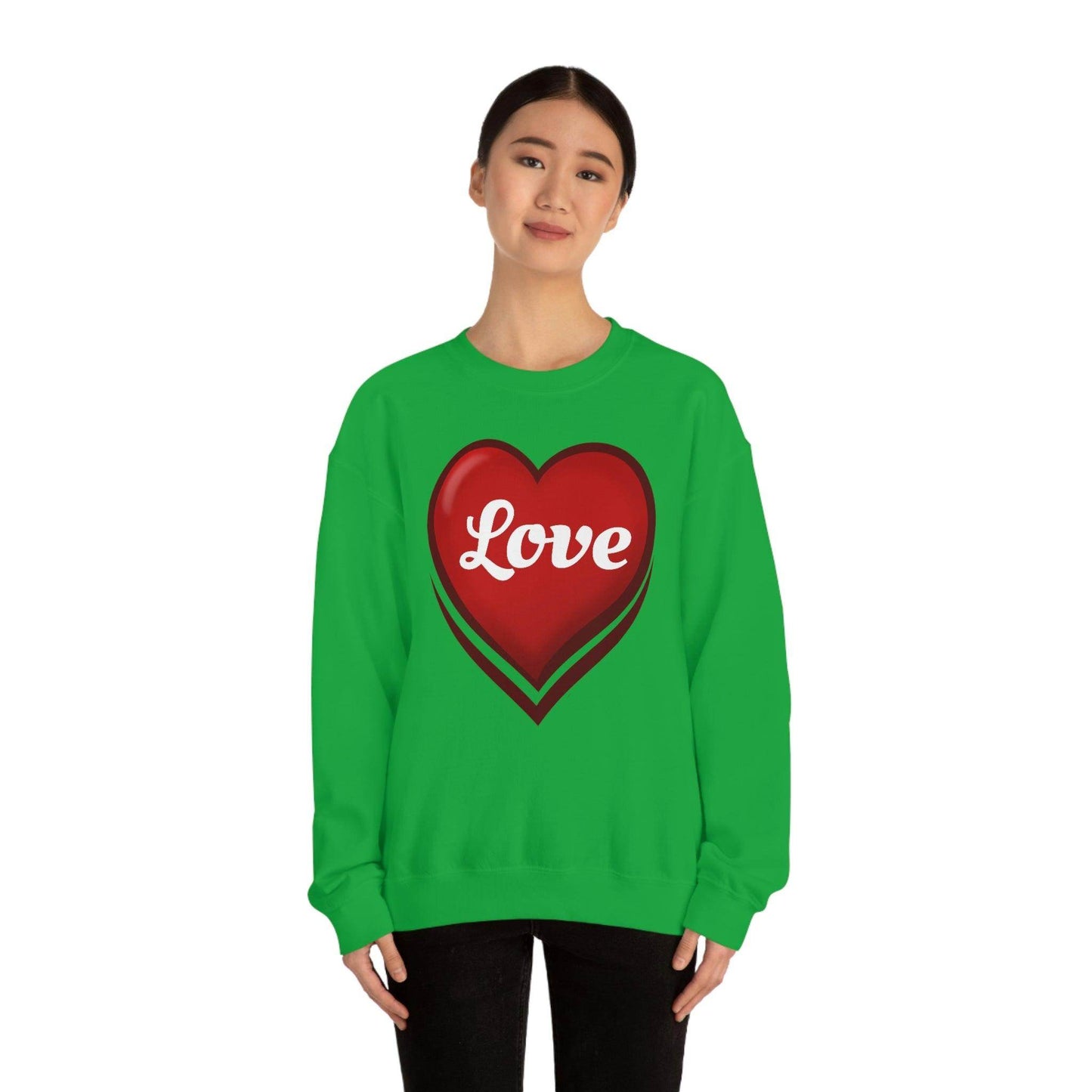 Love Sweatshirt, Valentine's Gift, - Giftsmojo