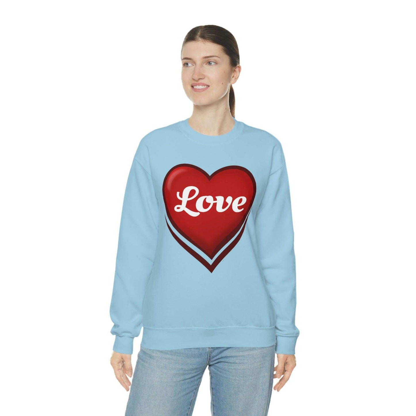 Love Sweatshirt, Valentine's Gift, - Giftsmojo
