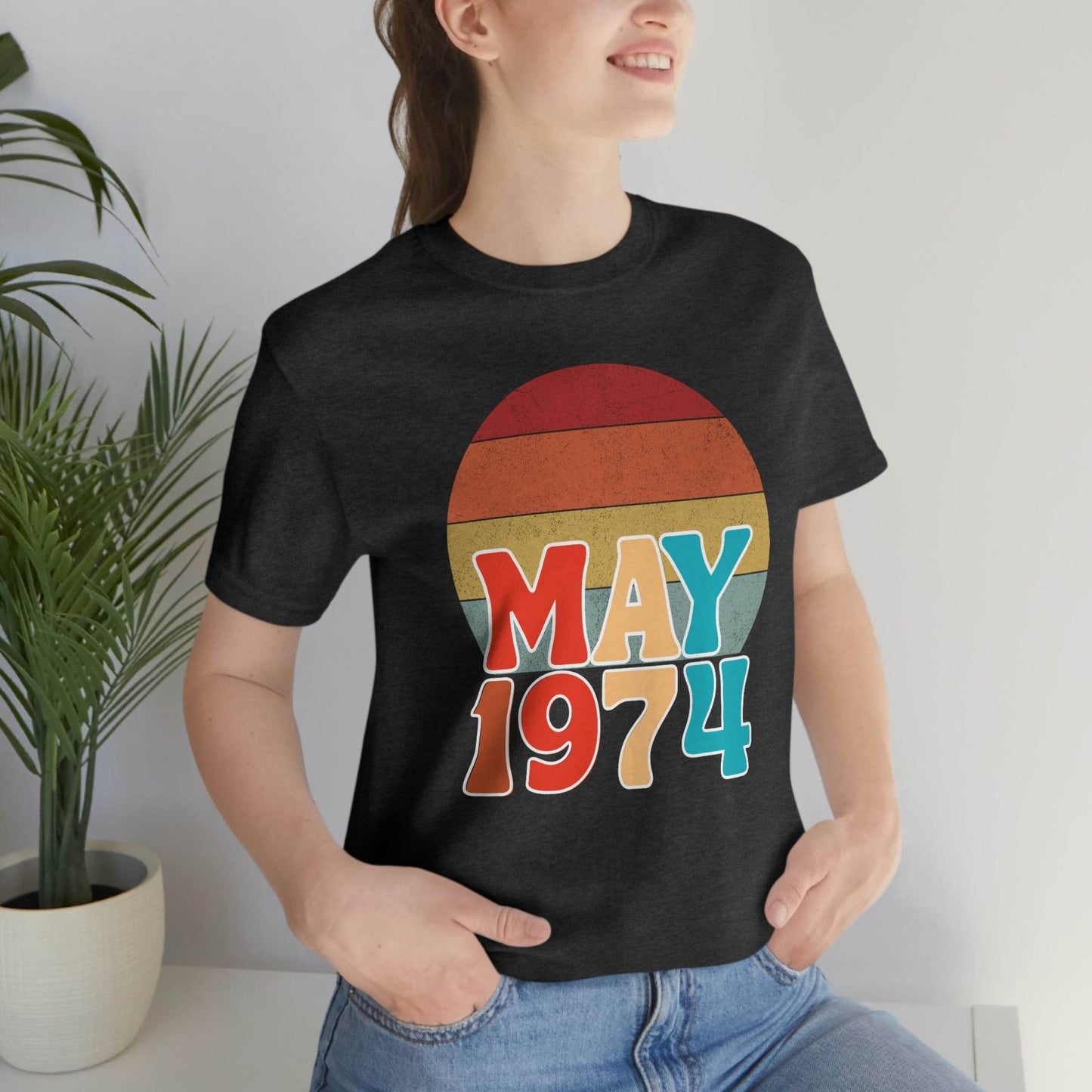 49th Birthday Shirt, 1974 Shirt, 49th Birthday Tee, Vintage 1974 Shirt, 49th Birthday Gifts, 1974 Birthday Shirt, 49th Birthday Gift - Giftsmojo