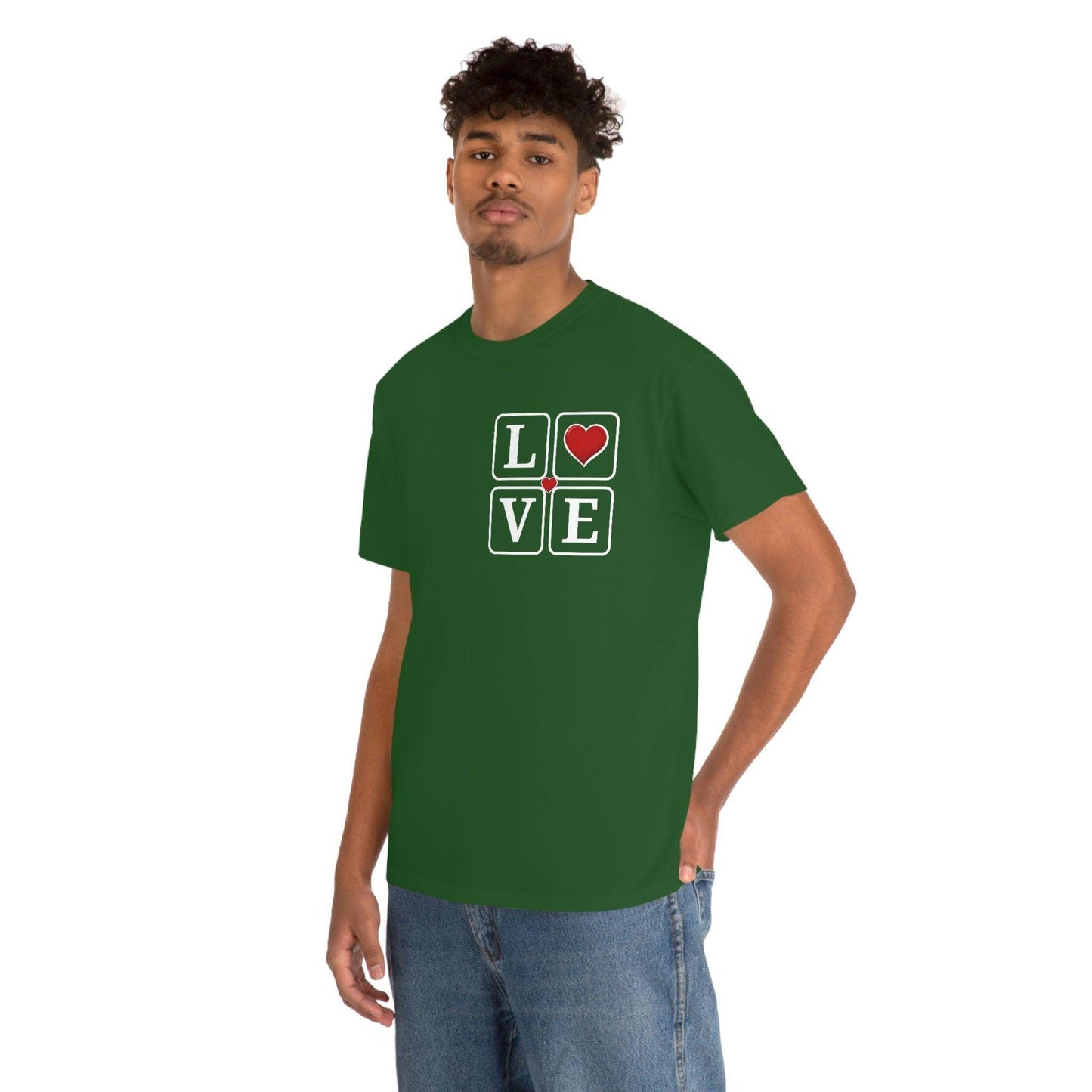Love square Hearts T-shirt - Giftsmojo