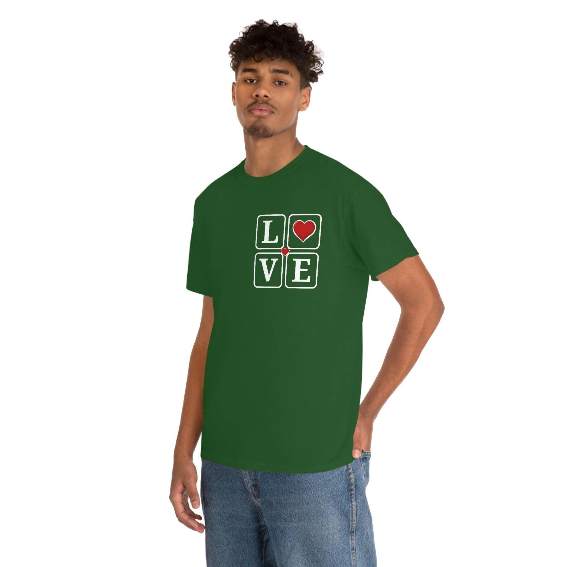 Love square Hearts T-shirt - Giftsmojo