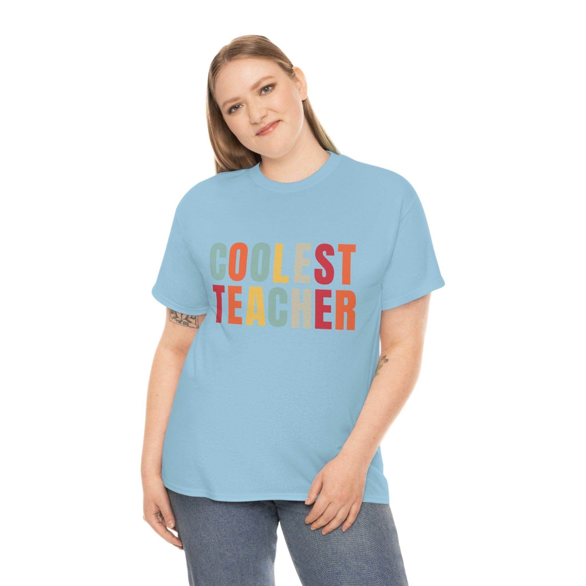 Teacher appreciation gift - Coolest Teacher Shirt - Teacher shirt - Giftsmojo