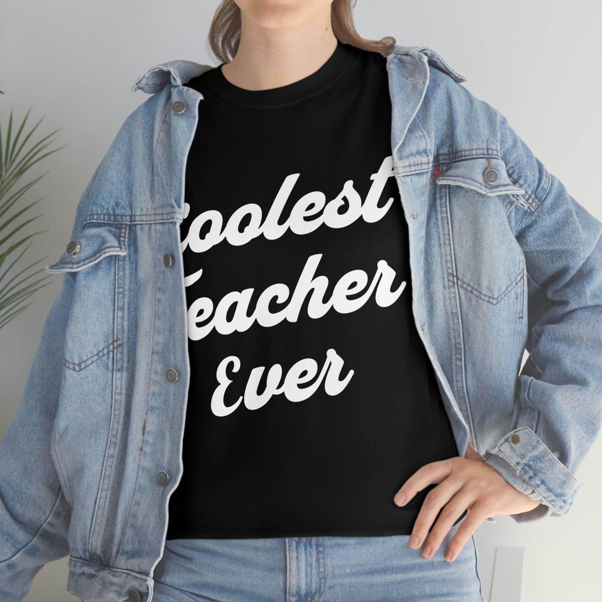 Coolest Teacher Ever T-Shirt - Giftsmojo