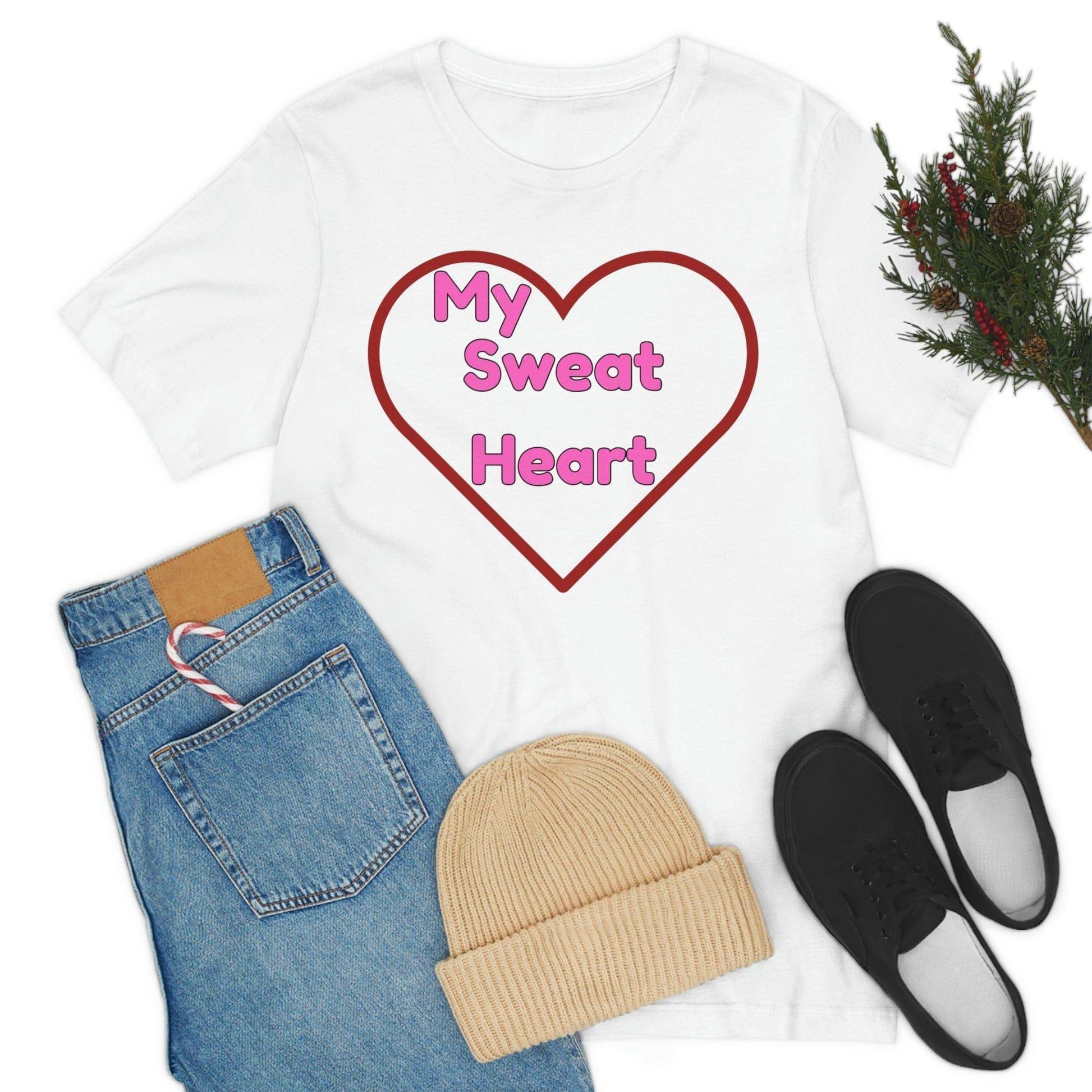 My Sweat Heart - Love shirt - Gift for wife - Gift for Husband - Gift for Girlfriend and Boyfriend - Giftsmojo