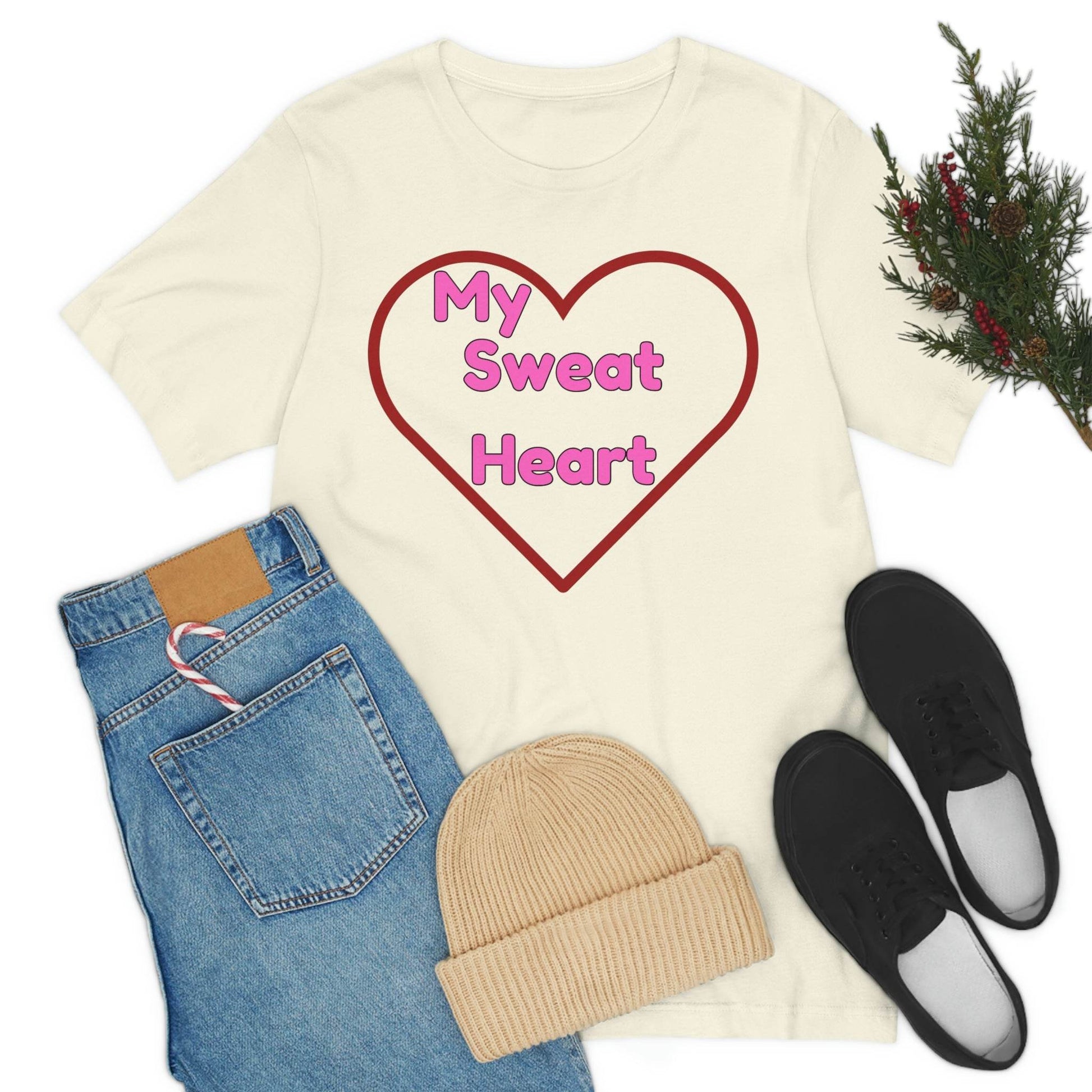My Sweat Heart - Love shirt - Gift for wife - Gift for Husband - Gift for Girlfriend and Boyfriend - Giftsmojo