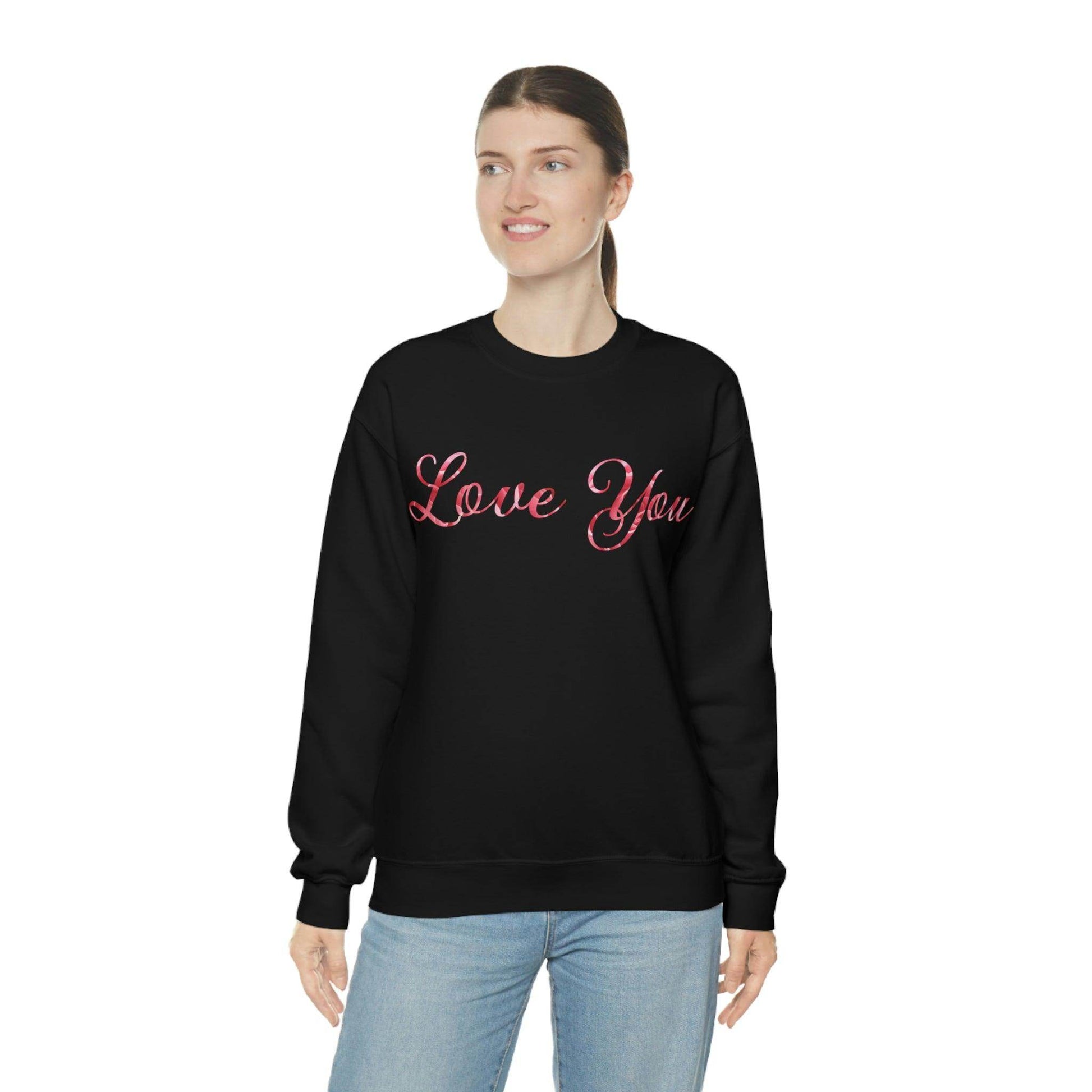 Love You Sweatshirt, love shirt, wedding gift, engagement gift, anniversary gift, couple shirt, matching shirt - Giftsmojo