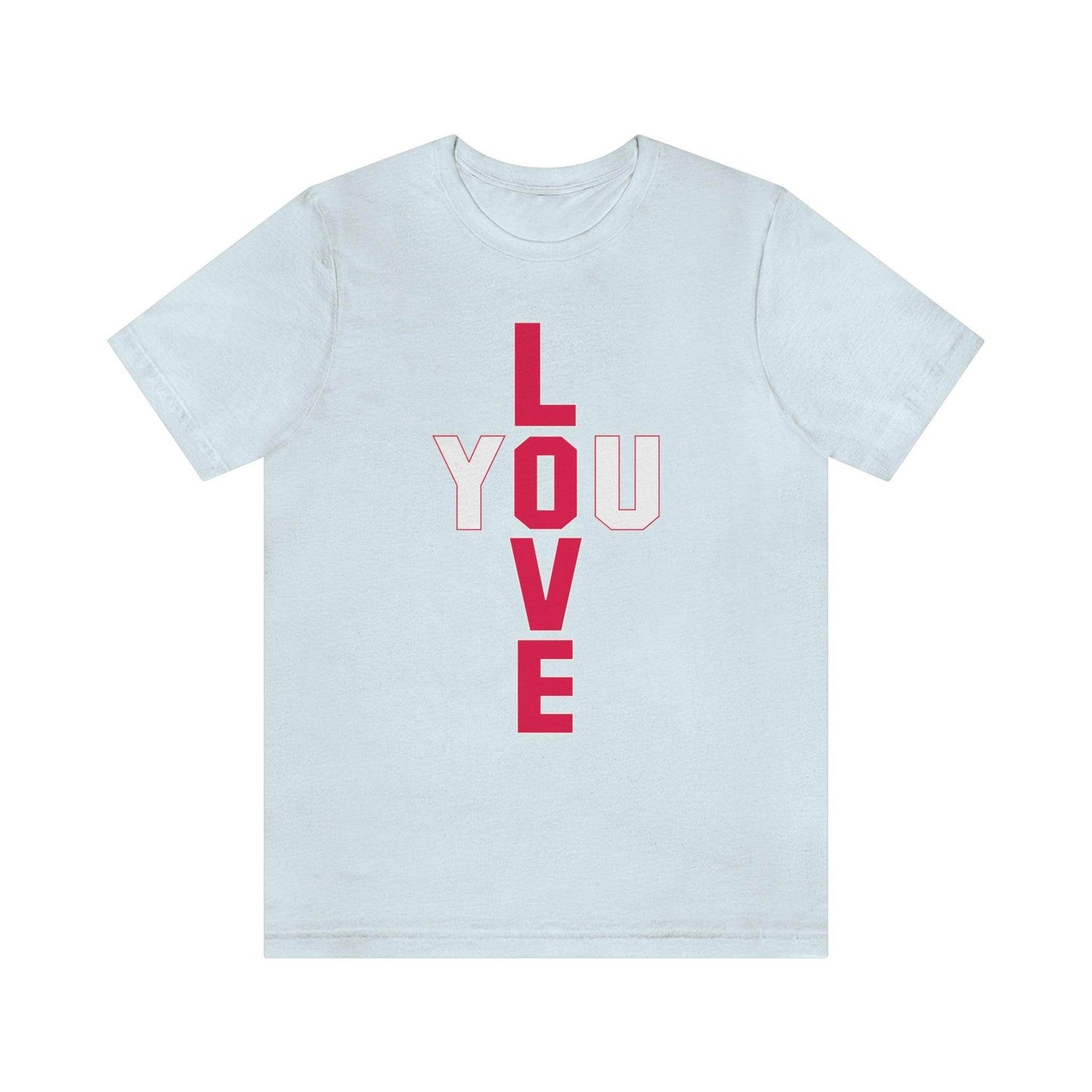 T-shape Love you Tee - Giftsmojo