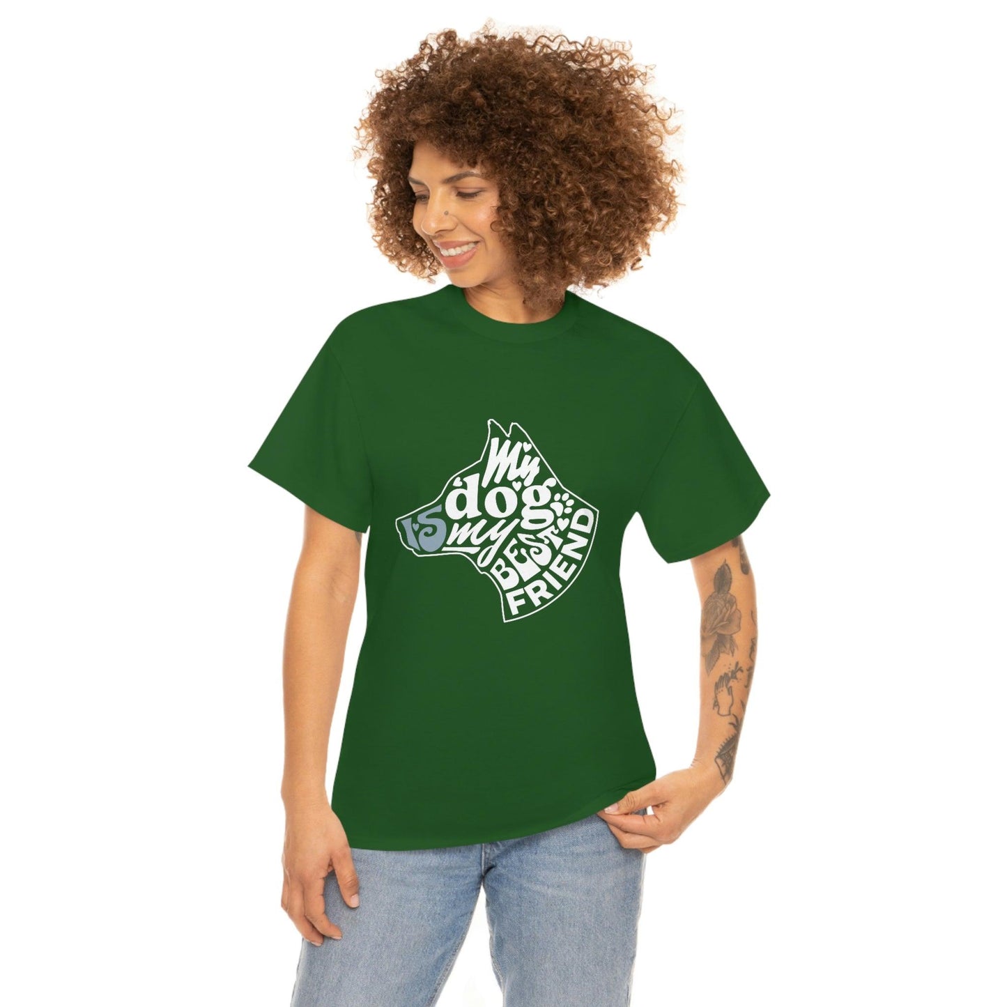 My Dog is My Best Friend Tee - Giftsmojo