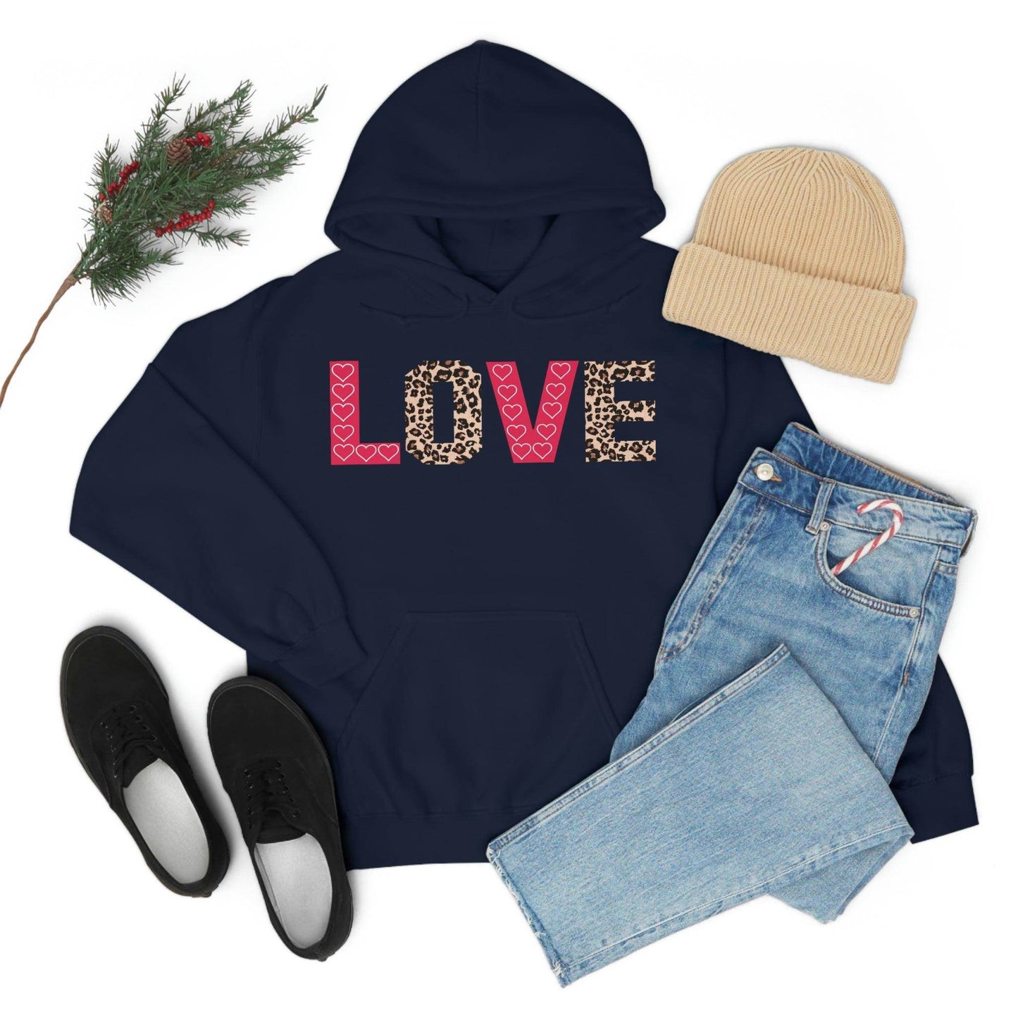 Love Hooded Sweatshirt - Giftsmojo
