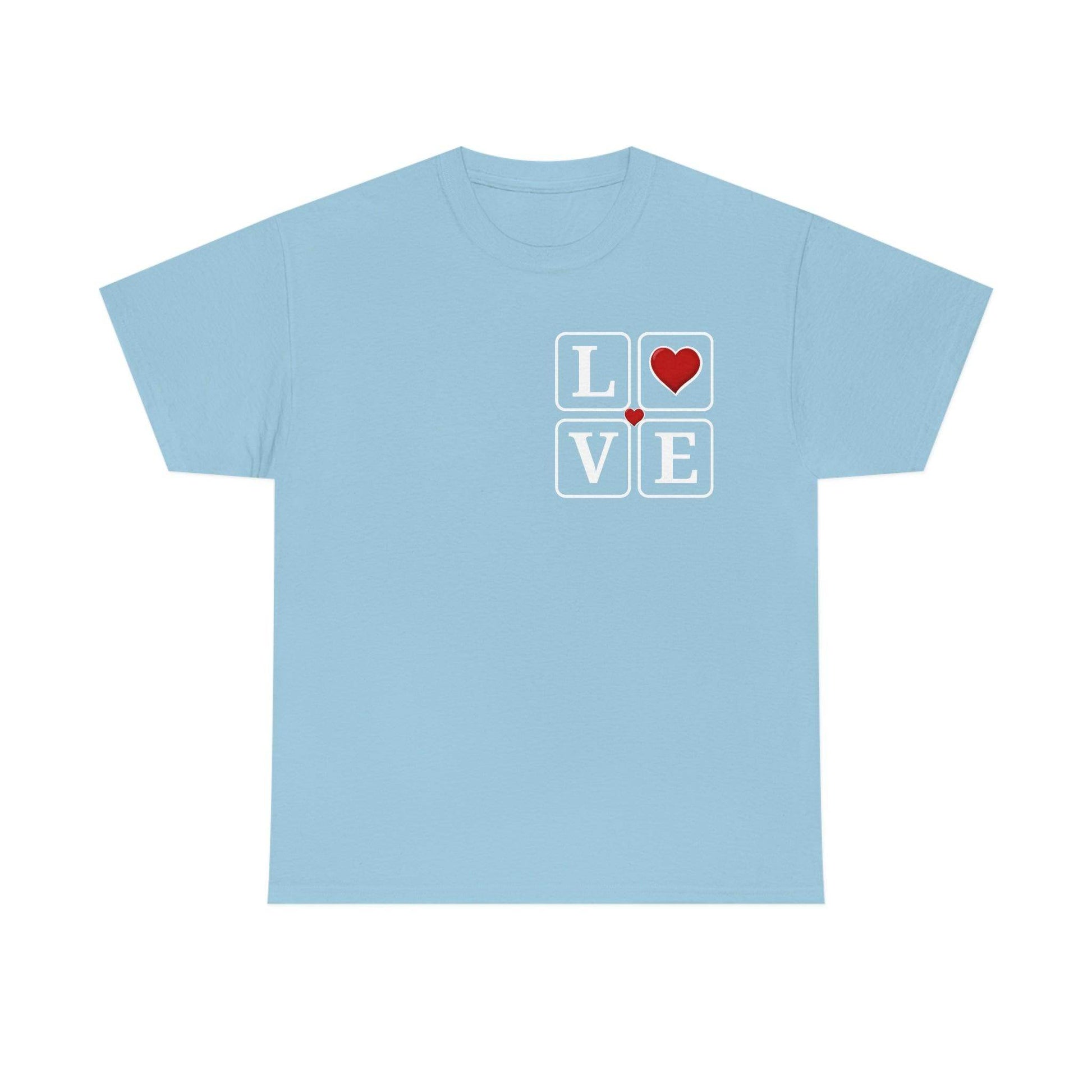Love square Hearts T-shirt - Giftsmojo