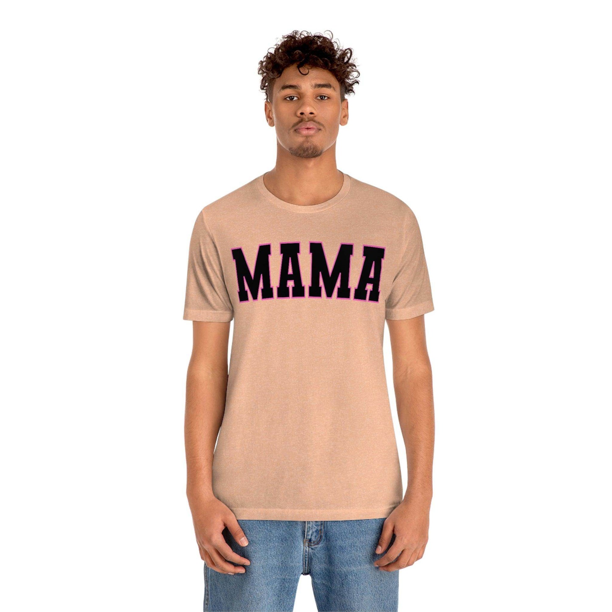 Cute Mama shirt mom shirt gift for her - mothers day shirt mothers day gift mom life shirt - retro mama shirt boy mama shirt mama t-shirt - Giftsmojo