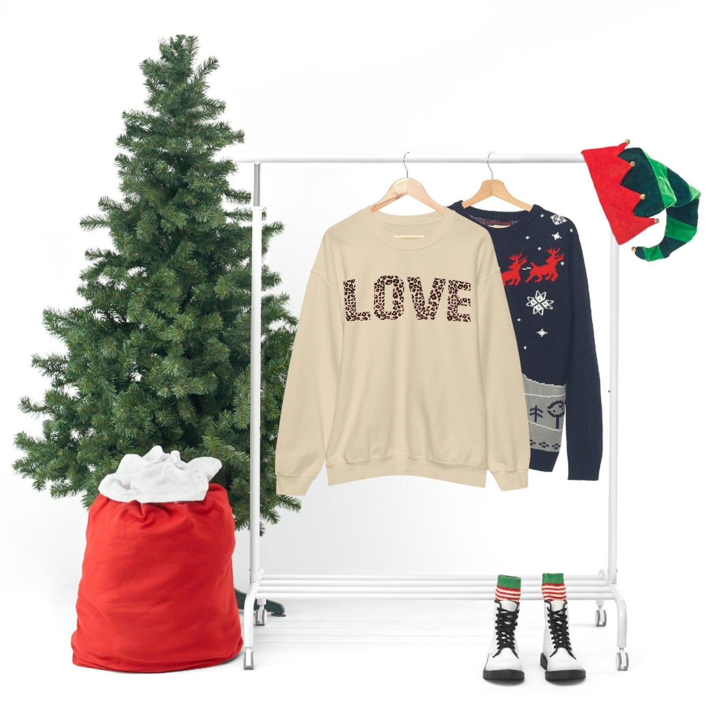 Leopard print love Sweatshirt