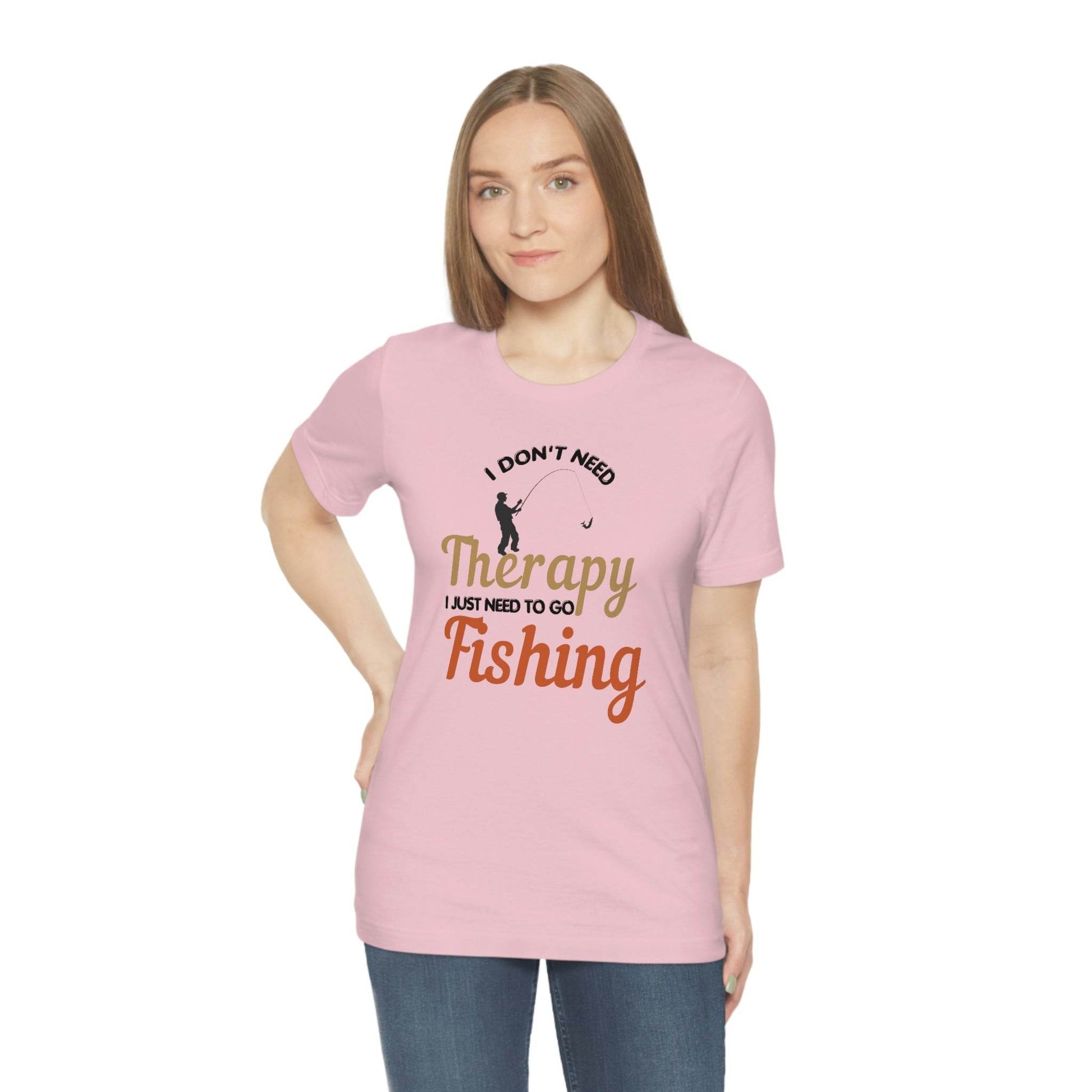 I don't need therapy I just need to go Fishing shirt, fishing shirt, dad shirt, father's day shirt, gift for Dad - Giftsmojo