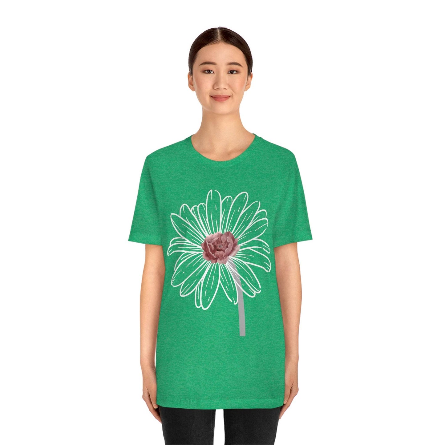 Flower Tshirt, Vintage Flower Shirt, Vintage Botanical Shirt, Vintage T-shirt, Graphic Tshirt, Botanical Print, Wildflower shirt, floral Tee - Giftsmojo