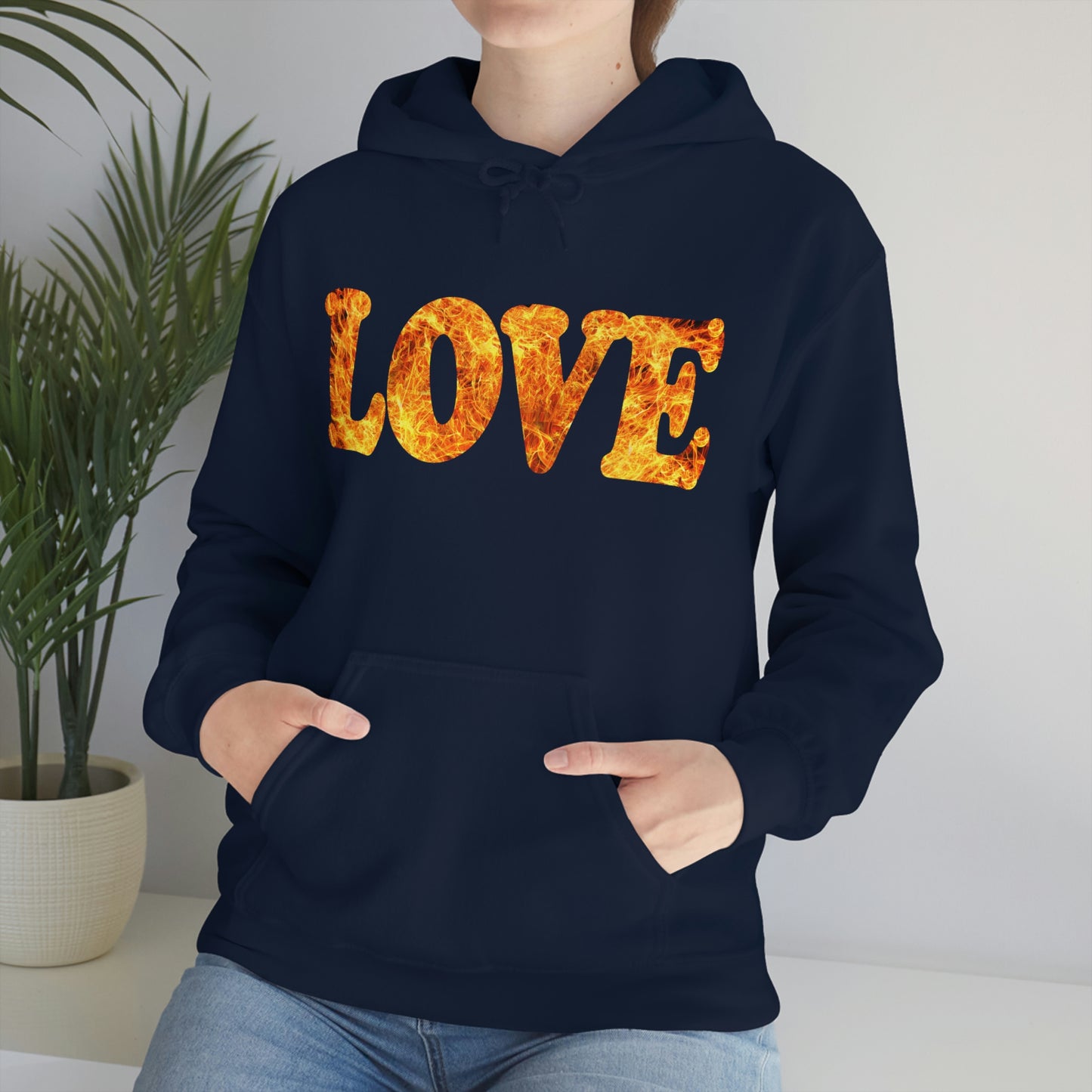 Love Fire Hooded Sweatshirt