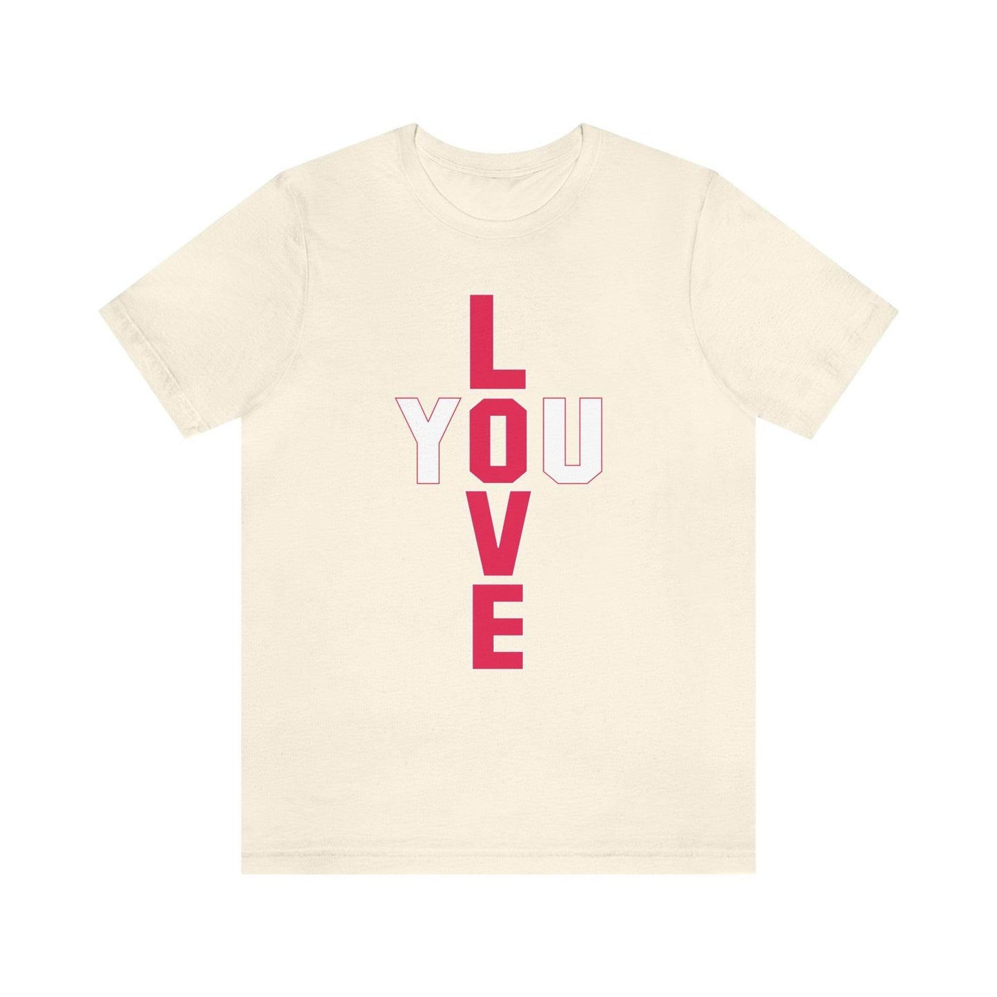 T-shape Love you Tee - Giftsmojo