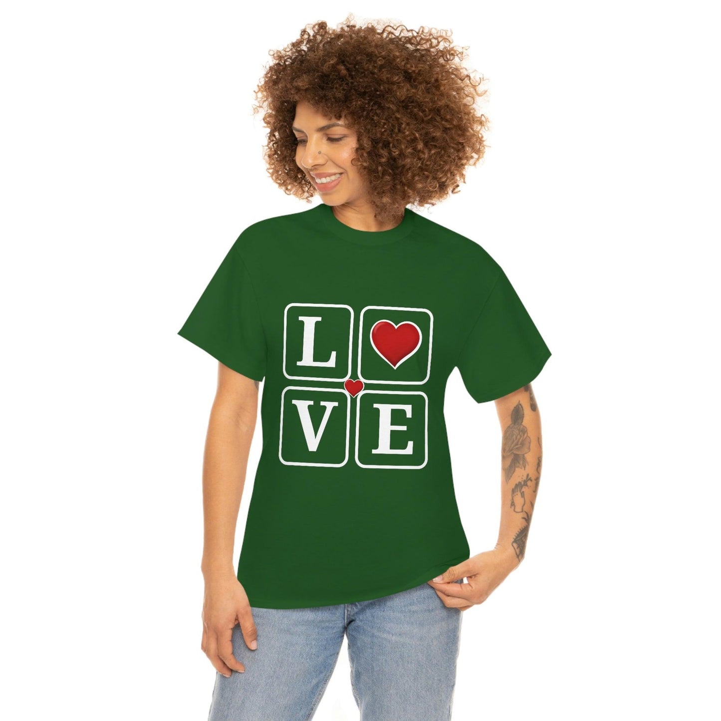 Love square Hearts Shirt, Great Gift for Valentine's day, birthday, engagement, anniversary and many more