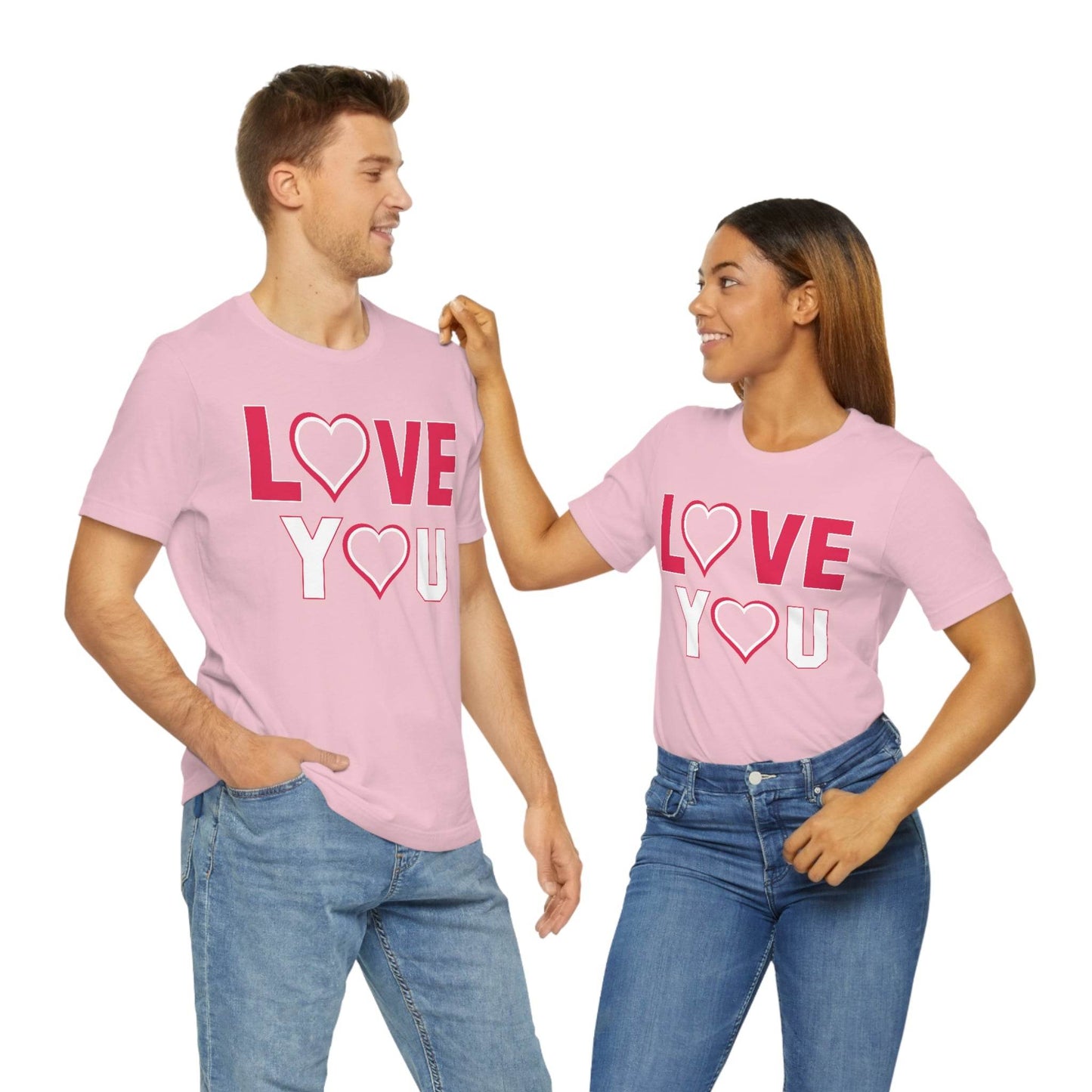 love you heart Tee - Giftsmojo