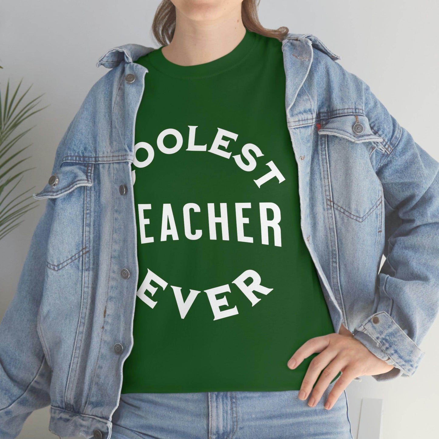 Coolest Teacher Ever Tee - cute teacher shirt - gift for teacher - Giftsmojo