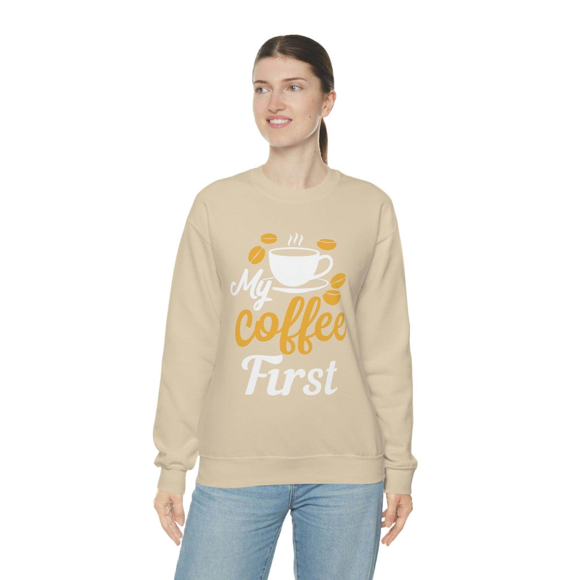 My Coffee First Sweatshirt - Giftsmojo