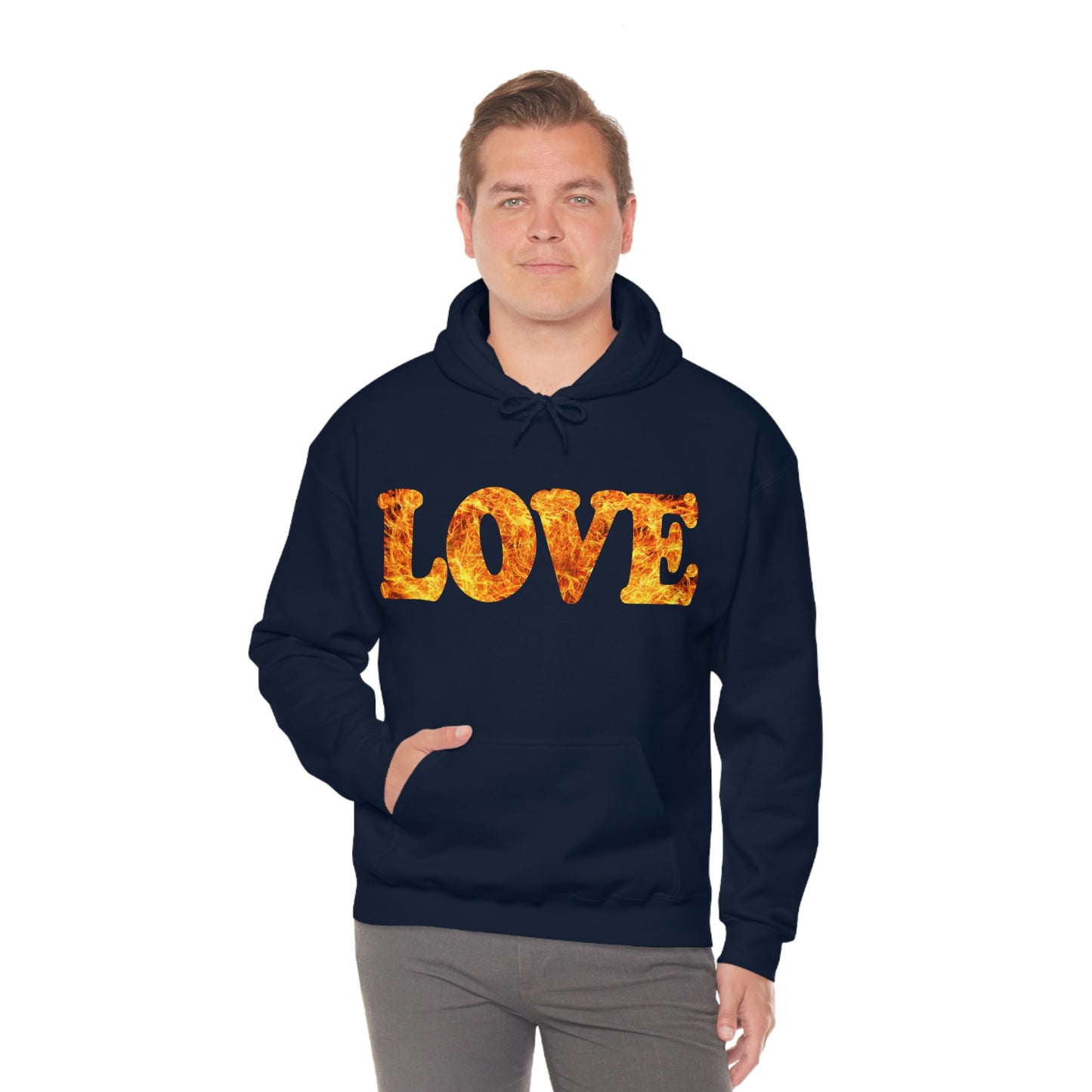 Love Fire Hooded Sweatshirt